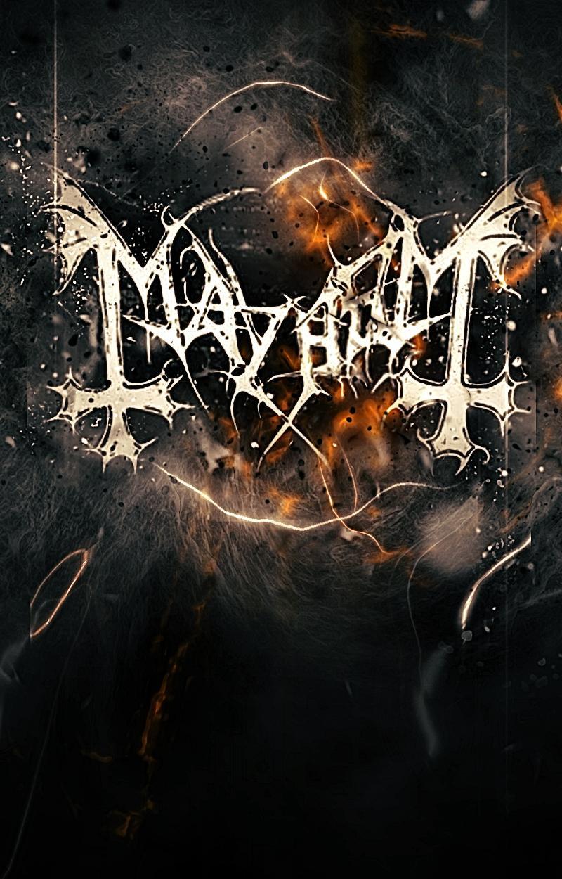 Logo band black metal Mayhem, 800x1250 Full HD Verticale, Realme