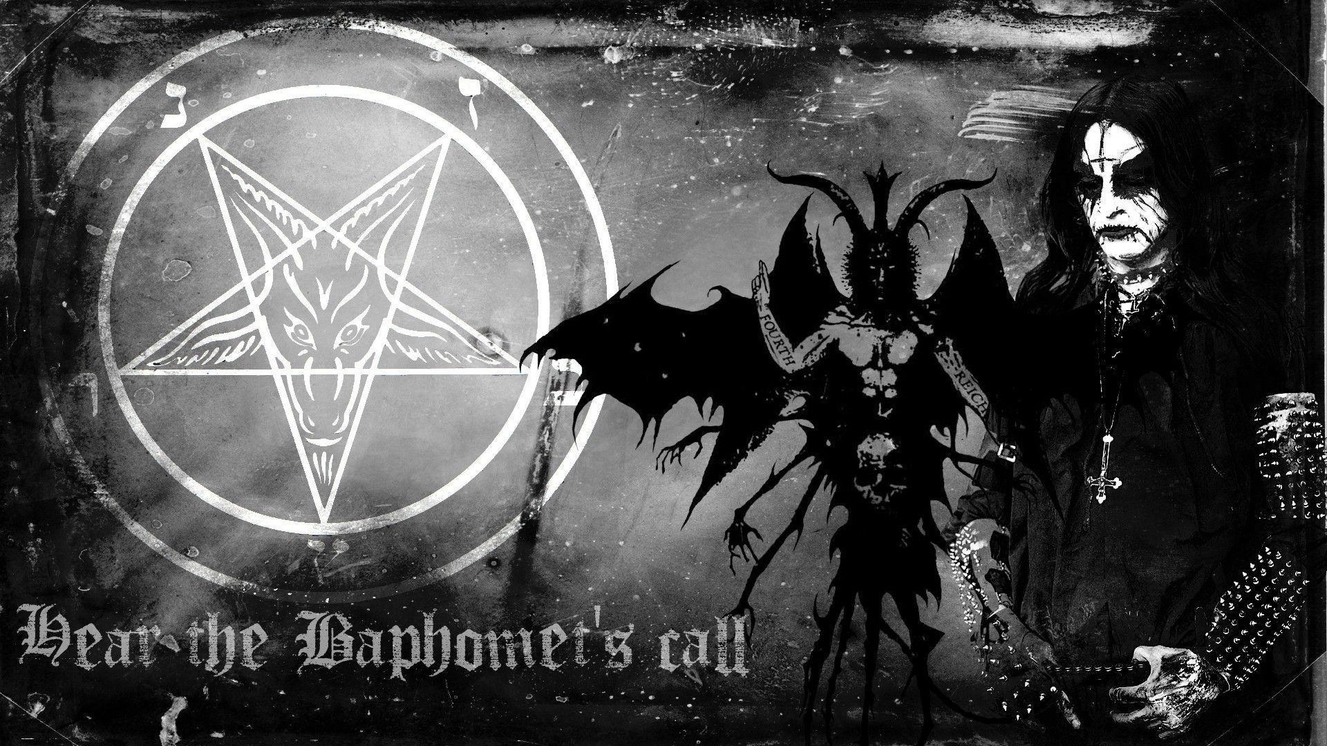 Baphomet pentagramma black metal, 1920x1080 1080p, PC Desktop