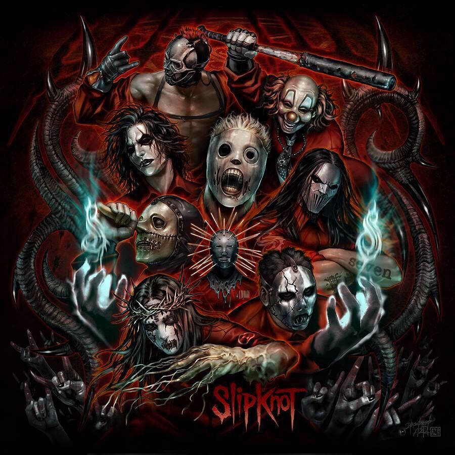 Slipknot maschere band metal, 900x900 HD, PC