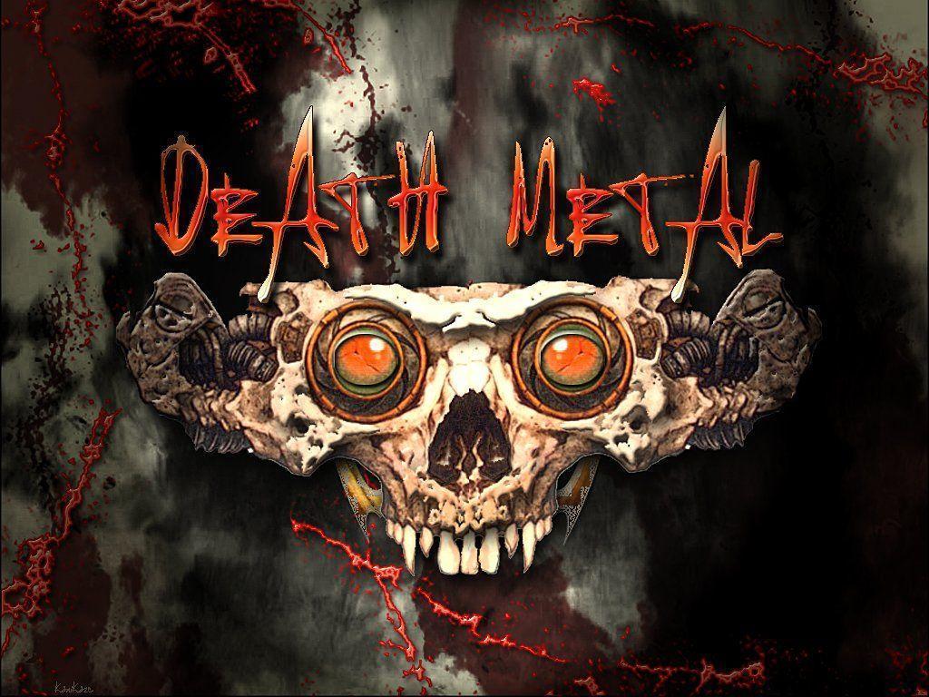 Teschio demoniaco Death Metal, 1024x768 HD, Laptop