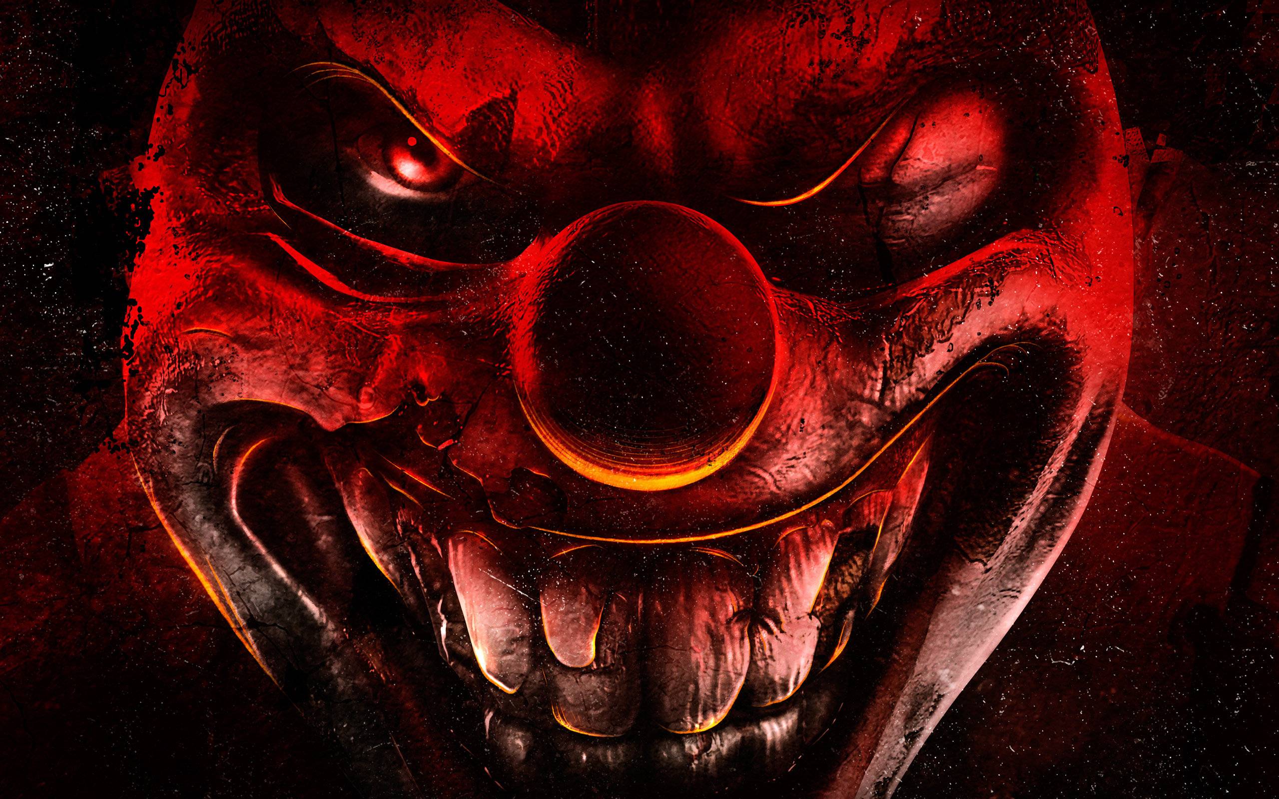Clown malvagio rosso Twisted Metal, 2560x1600 2K+, Desktop