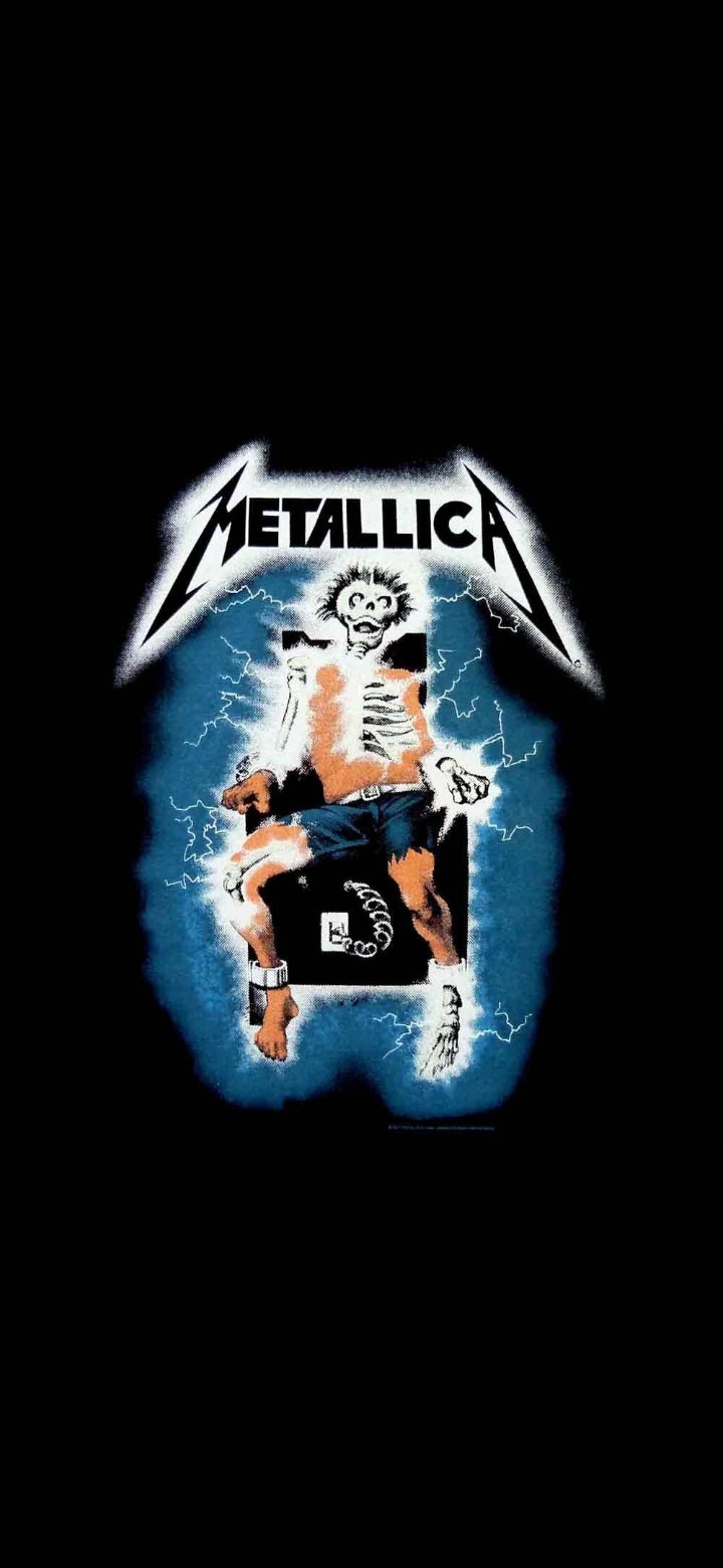 Metallica logo personaggio elettrico, 720x1560 Verticale, Xiaomi