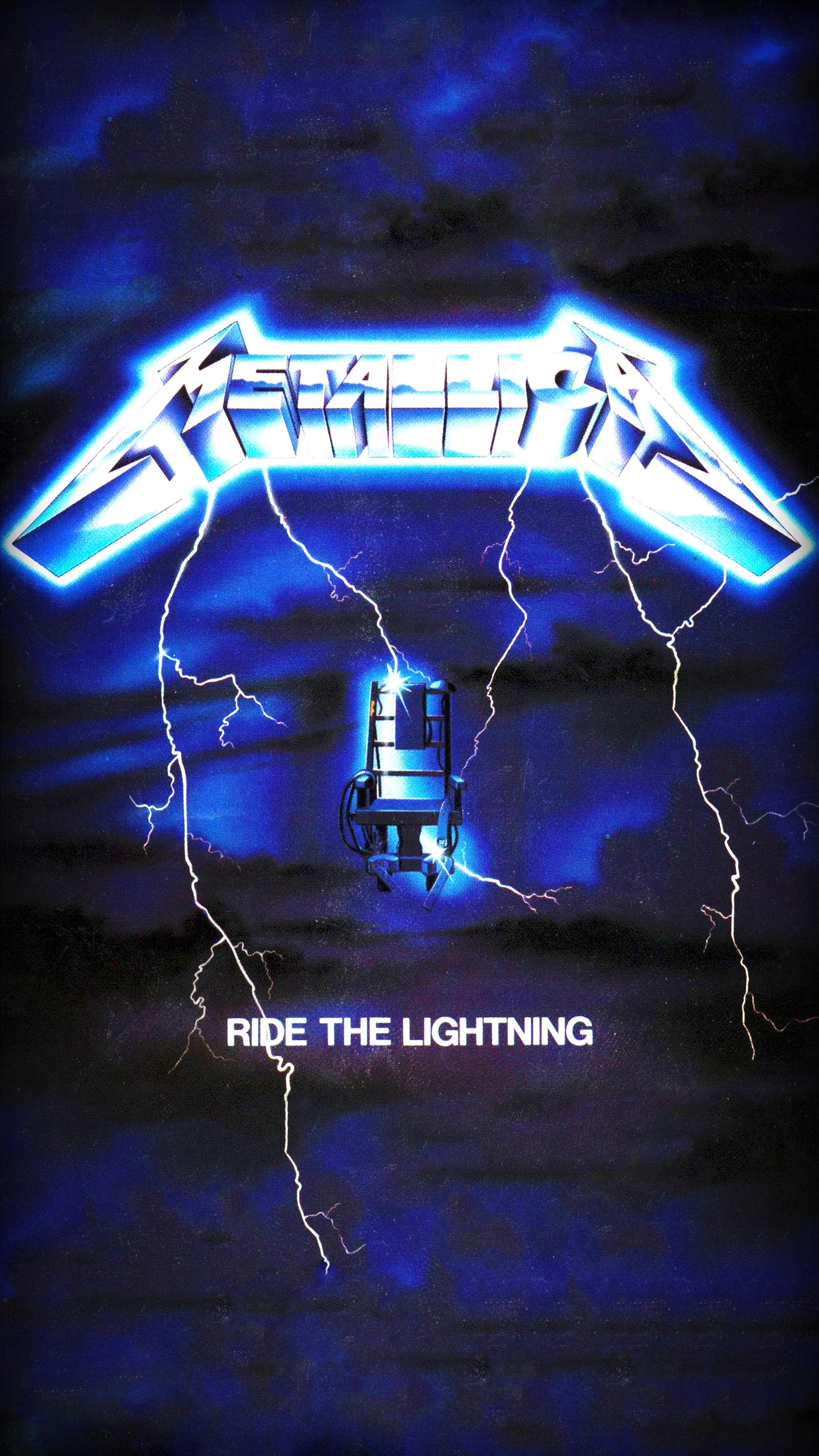 Metallica Ride the Lightning copertina, 2160x3840 Verticale, Android
