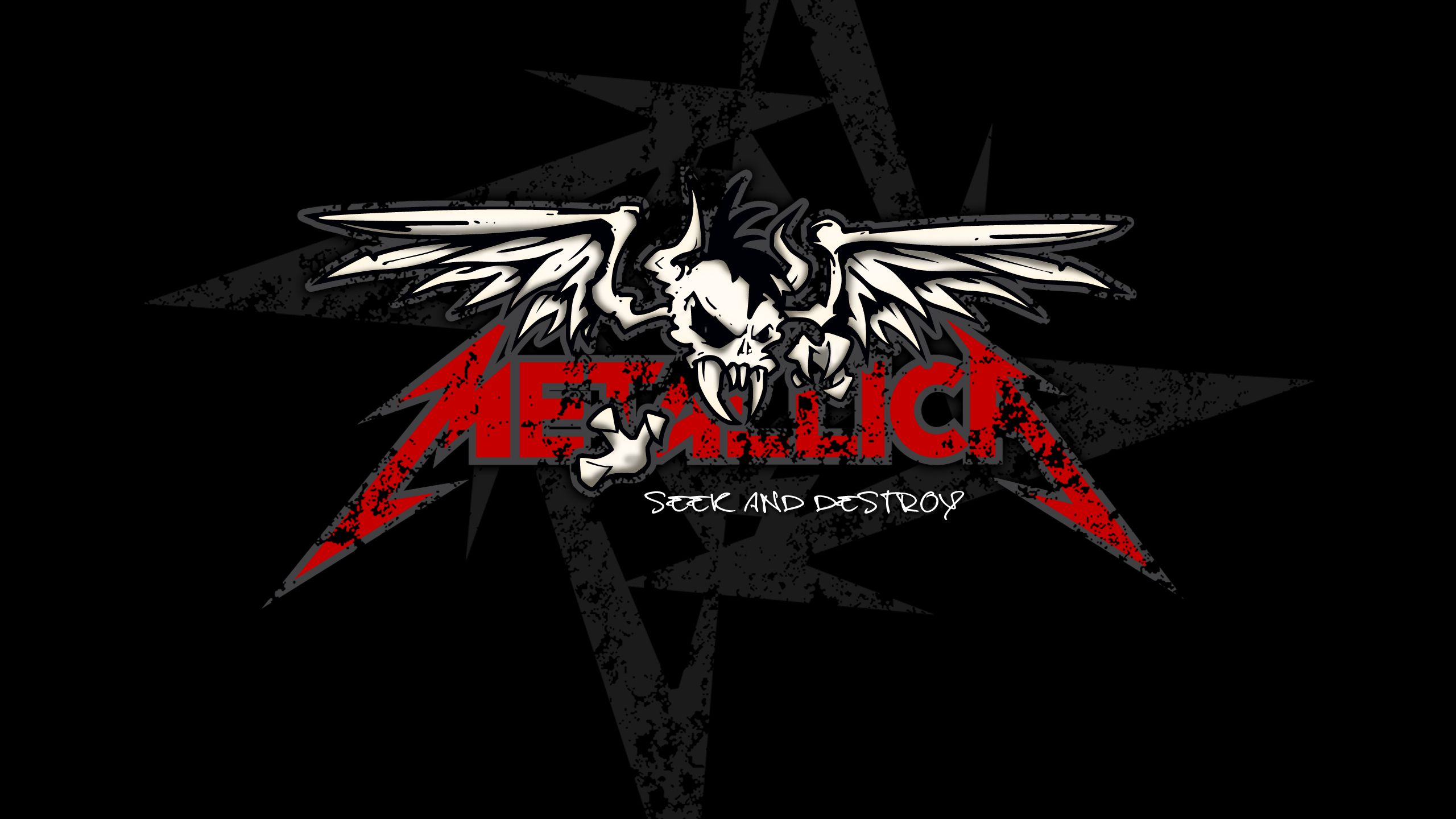 Logo Metallica teschio alato, 2560x1440 QHD, Laptop