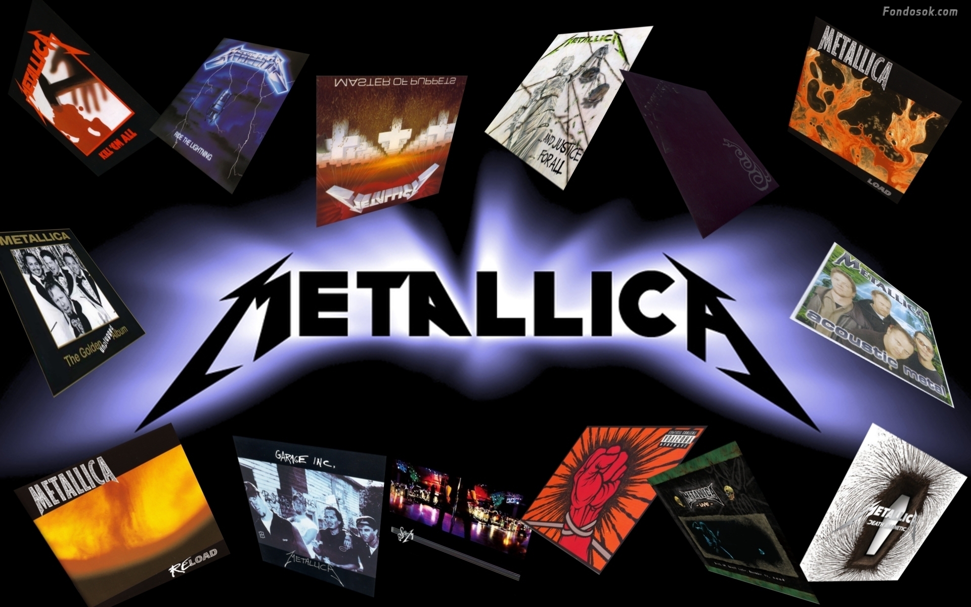 Copertine album Metallica logo, 1920x1200 WUXGA, PC Desktop