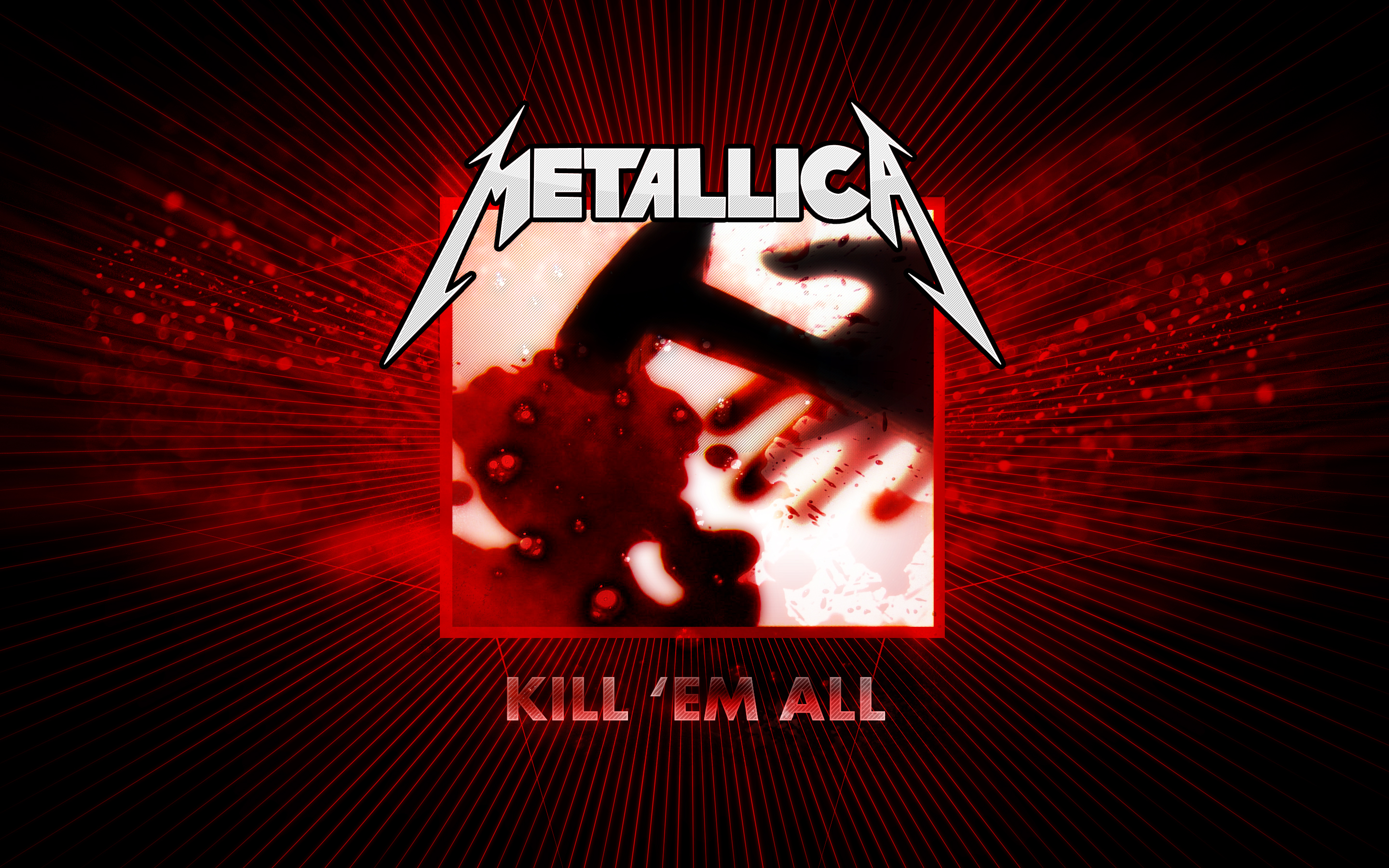 Metallica Kill 'Em All logo, 2880x1800 WQXGA, Laptop