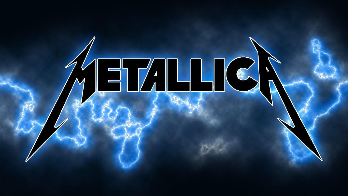 Logo Metallica con fulmini, 1366x768 HD, Desktop