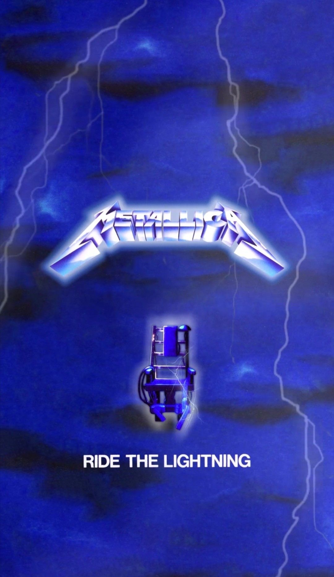 Metallica Ride the Lightning logo, 1080x1862 Verticale, Telefono