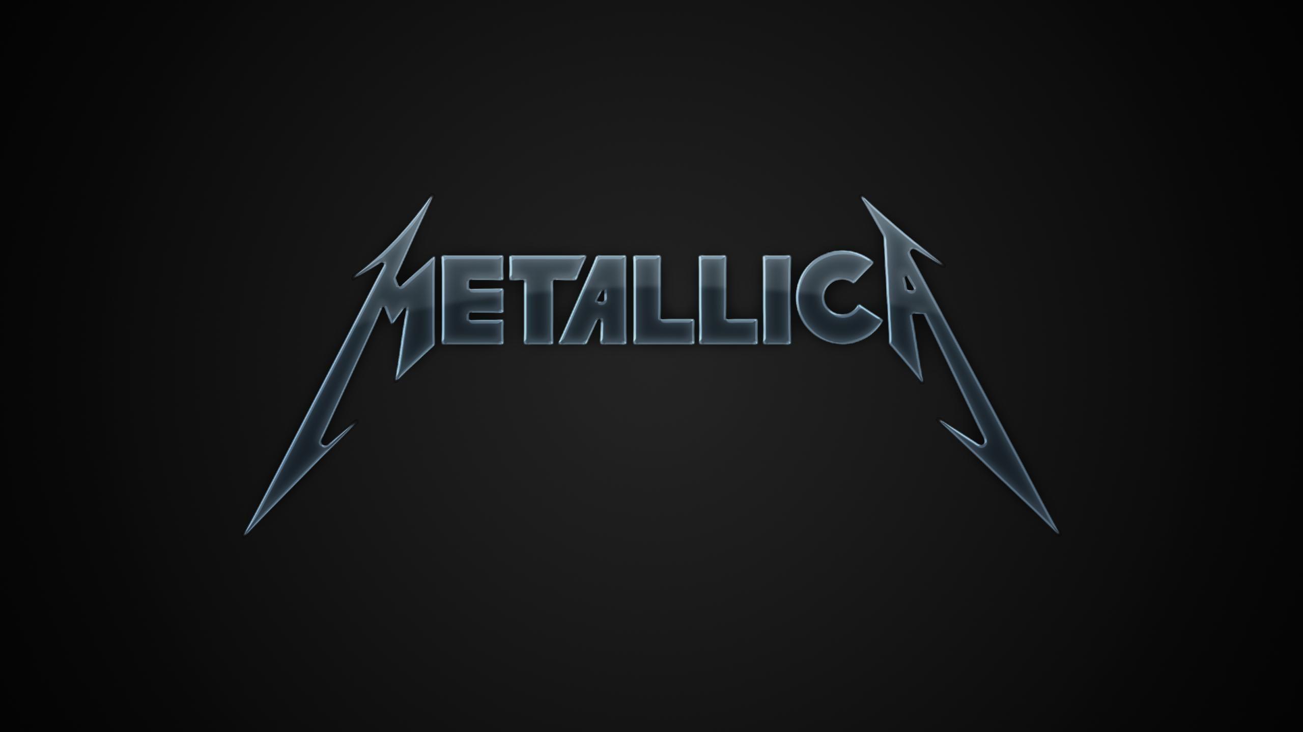 Logo Metallica sfondo nero, 2560x1440 2K QHD, PC