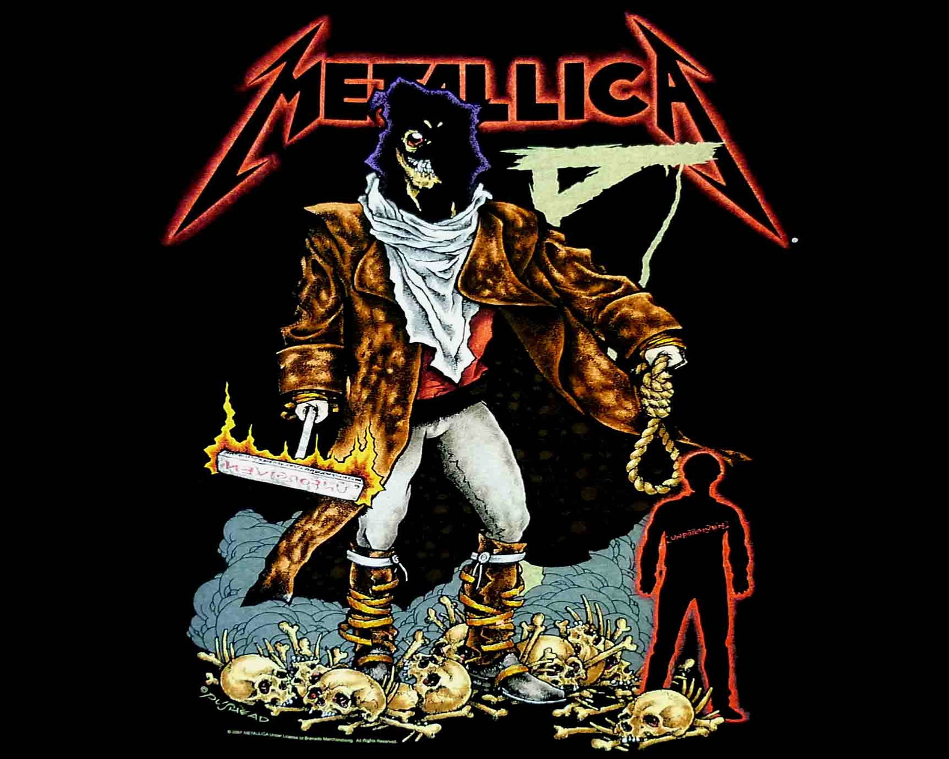Metallica logo mascotte scheletri, 1920x1536 Full HD+ WUXGA, Desktop