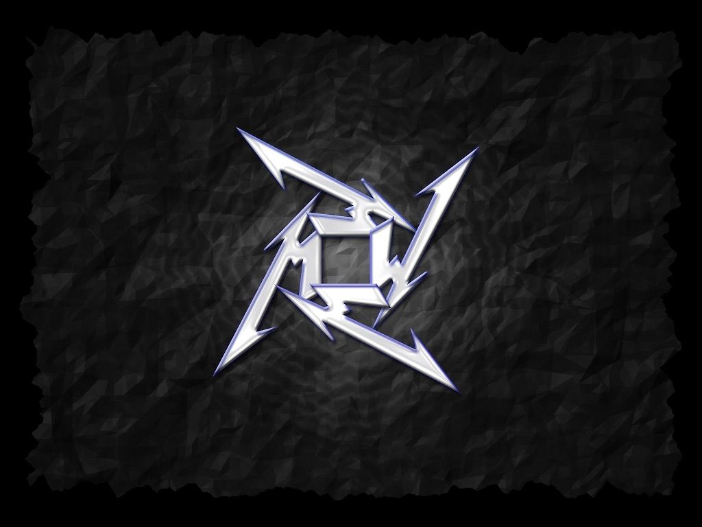 Logo Metallica ninja star, 1024x768 HD, Desktop