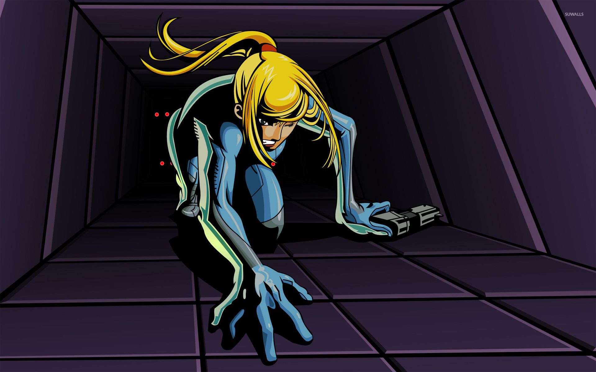 Samus Aran in tuta zero, 1920x1200 WUXGA, iMac