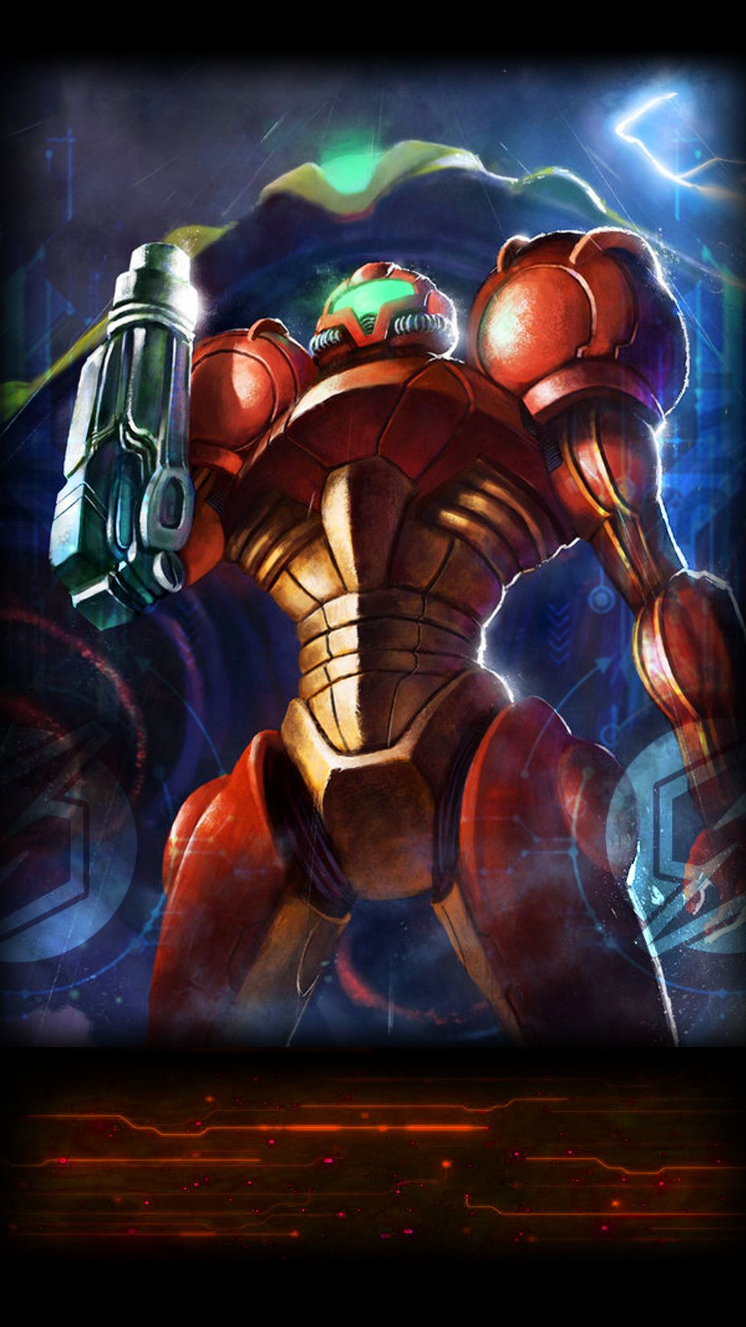 Samus Aran Metroid Fusion, 1080x1920 Verticale, Telefono