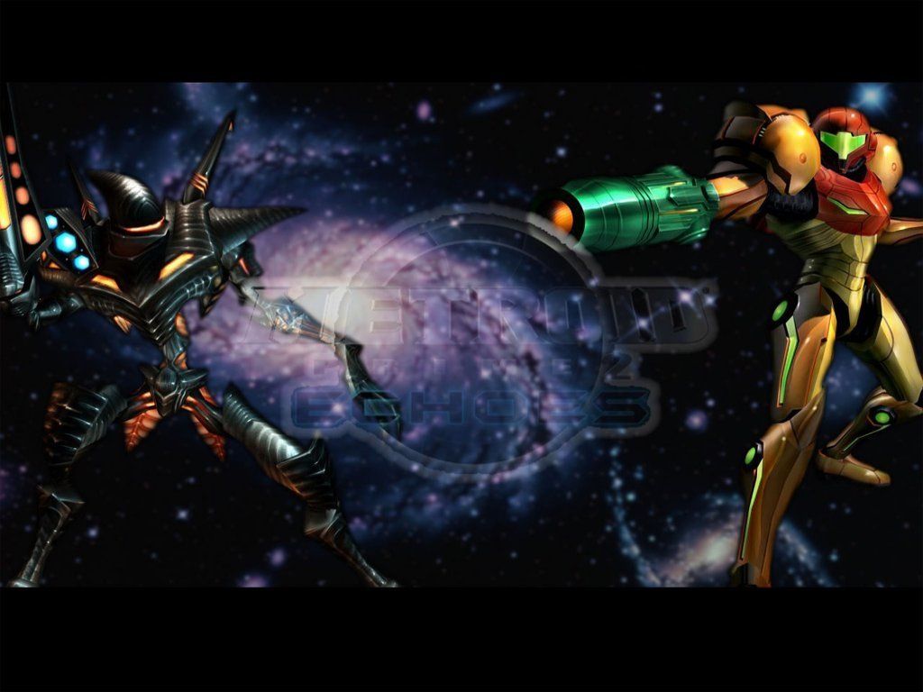 Samus Aran e alieno Metroid, 1024x768 HD, iMac