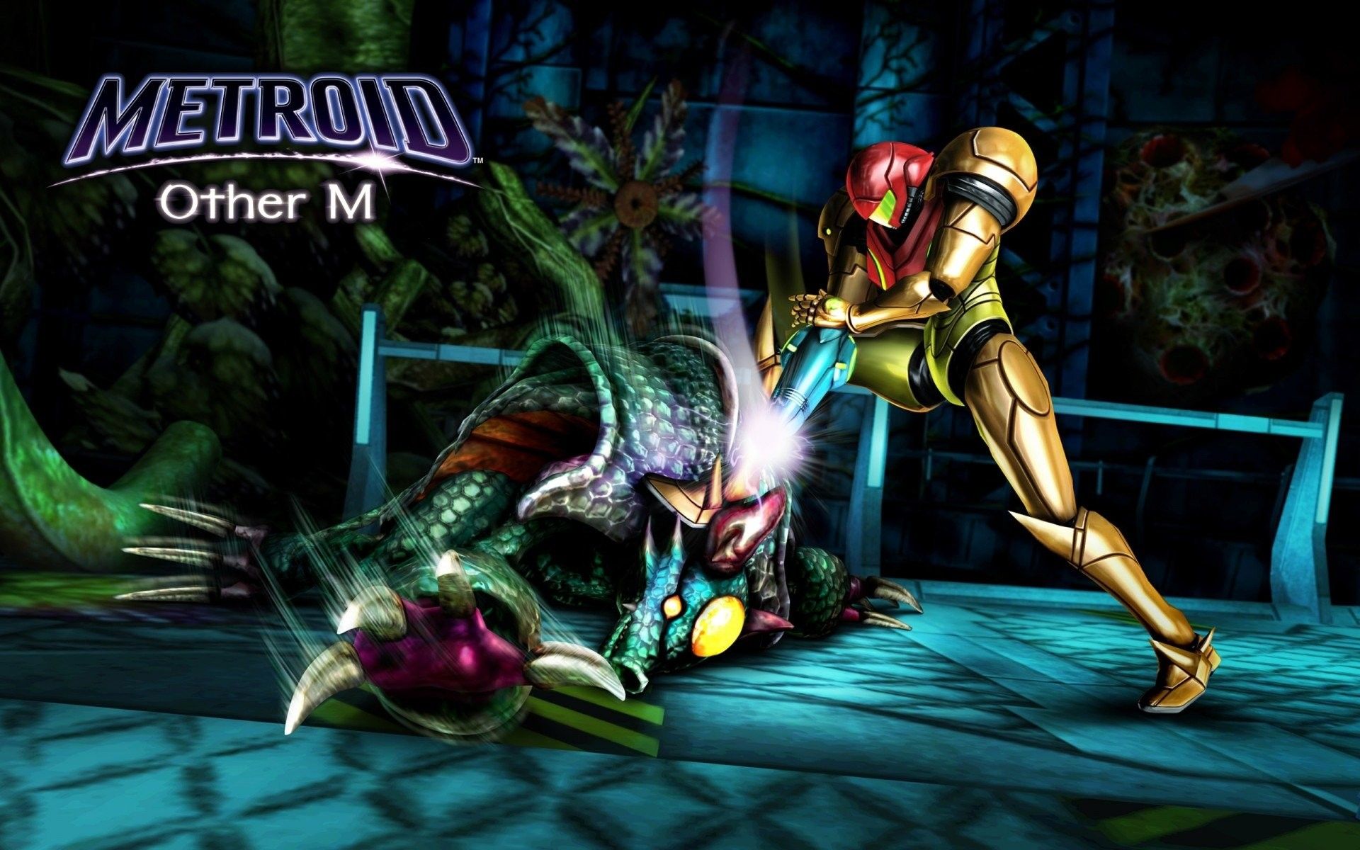 Samus Aran combatte creatura Metroid, 1920x1200 Full HD+, Desktop