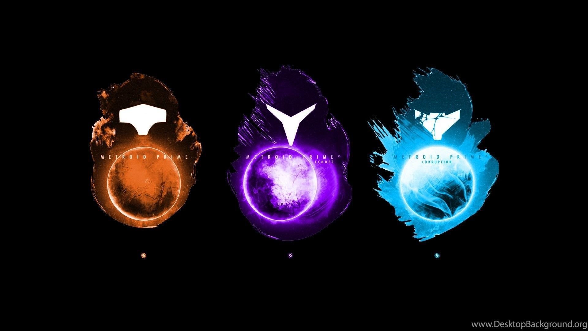 Tre creature aliene astratte colorate, 1920x1080 Full HD 1080p, Laptop