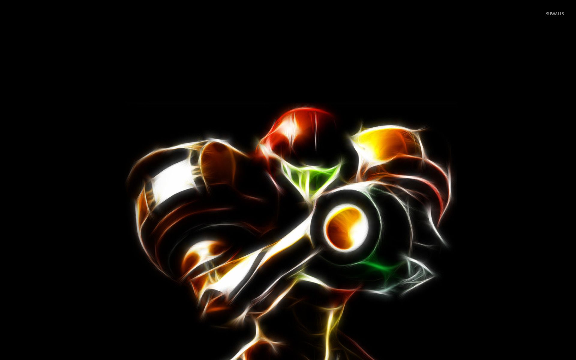 Samus Aran Metroid neon, 1920x1200 WUXGA, PC