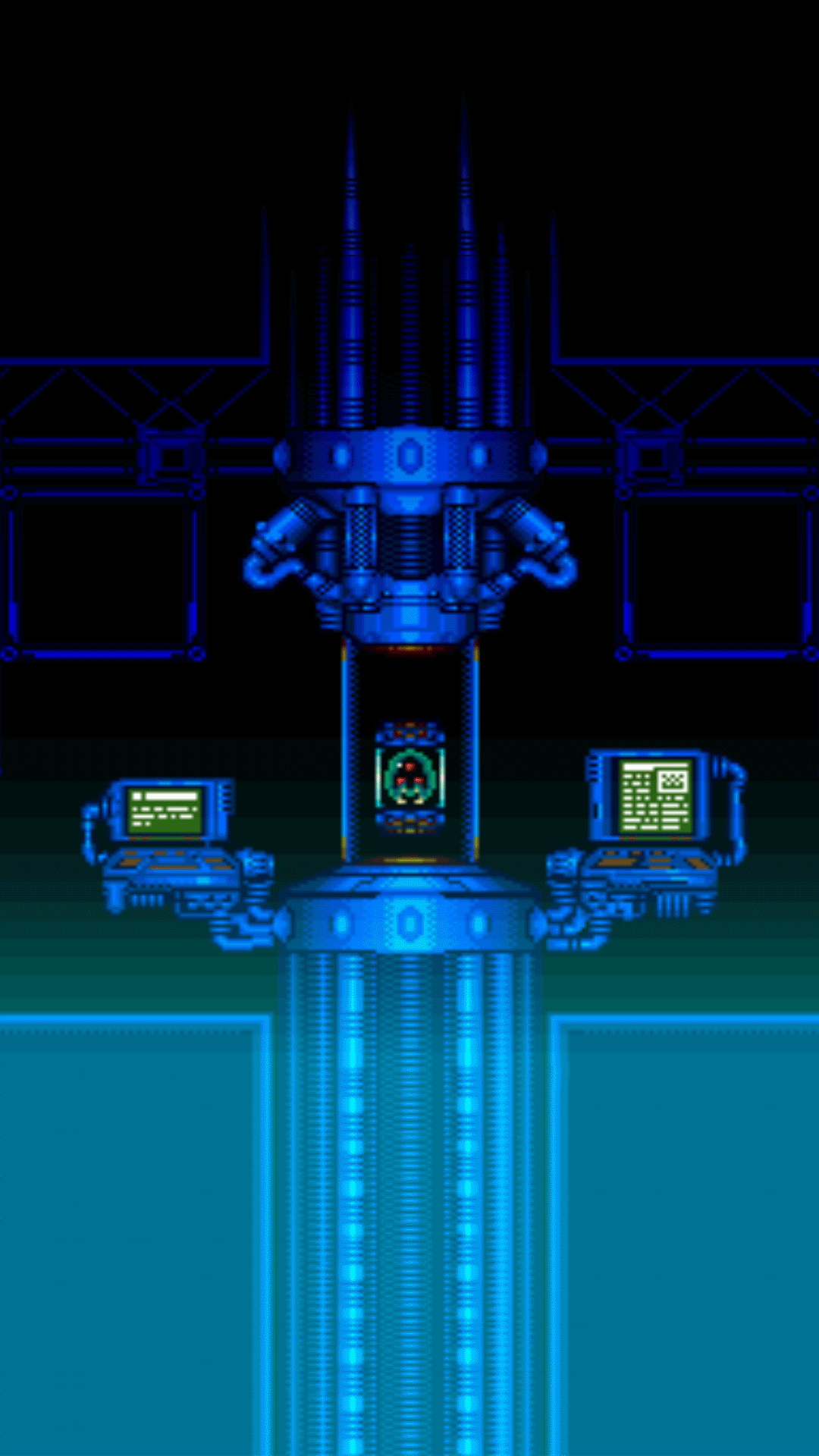 Metroid Fusion sala blu, 1080x1920 Verticale, Samsung Galaxy