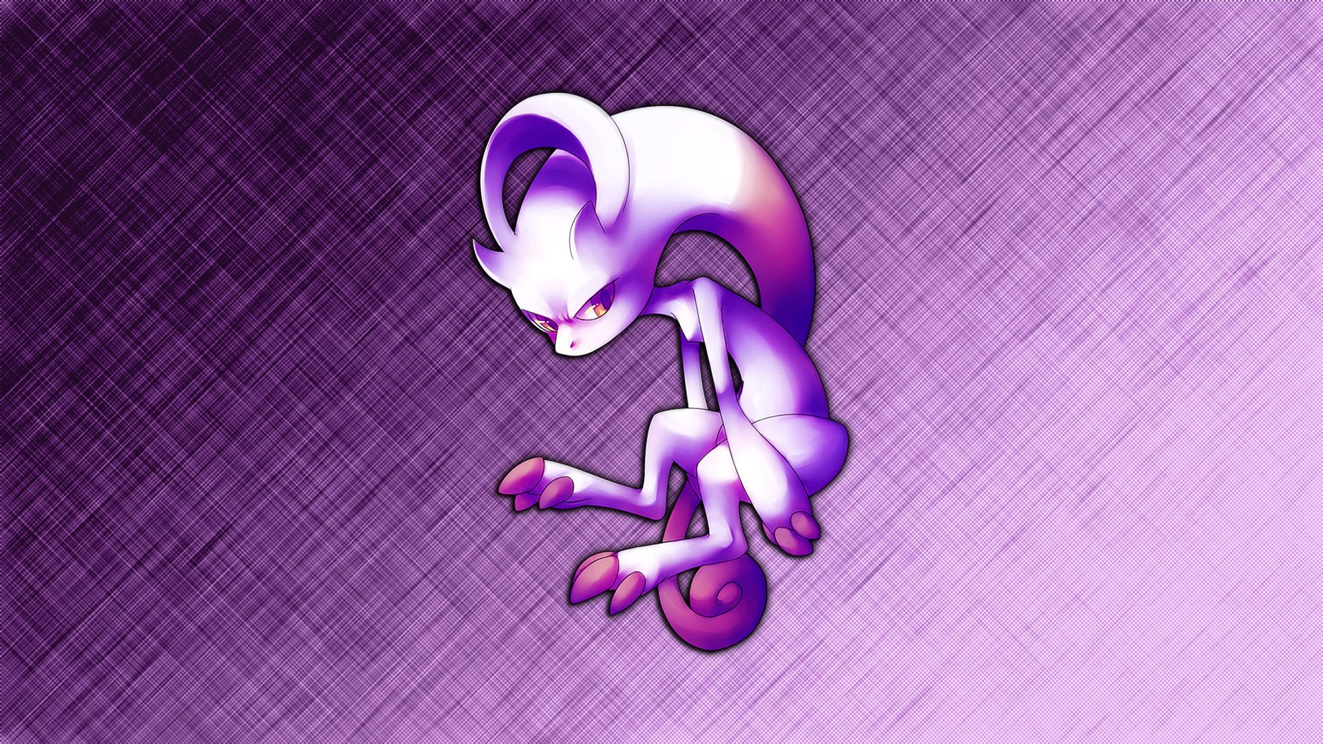 Mewtwo Pokemon sfondo nero, 1242x2208 Full HD Verticale, iPhone Plus
