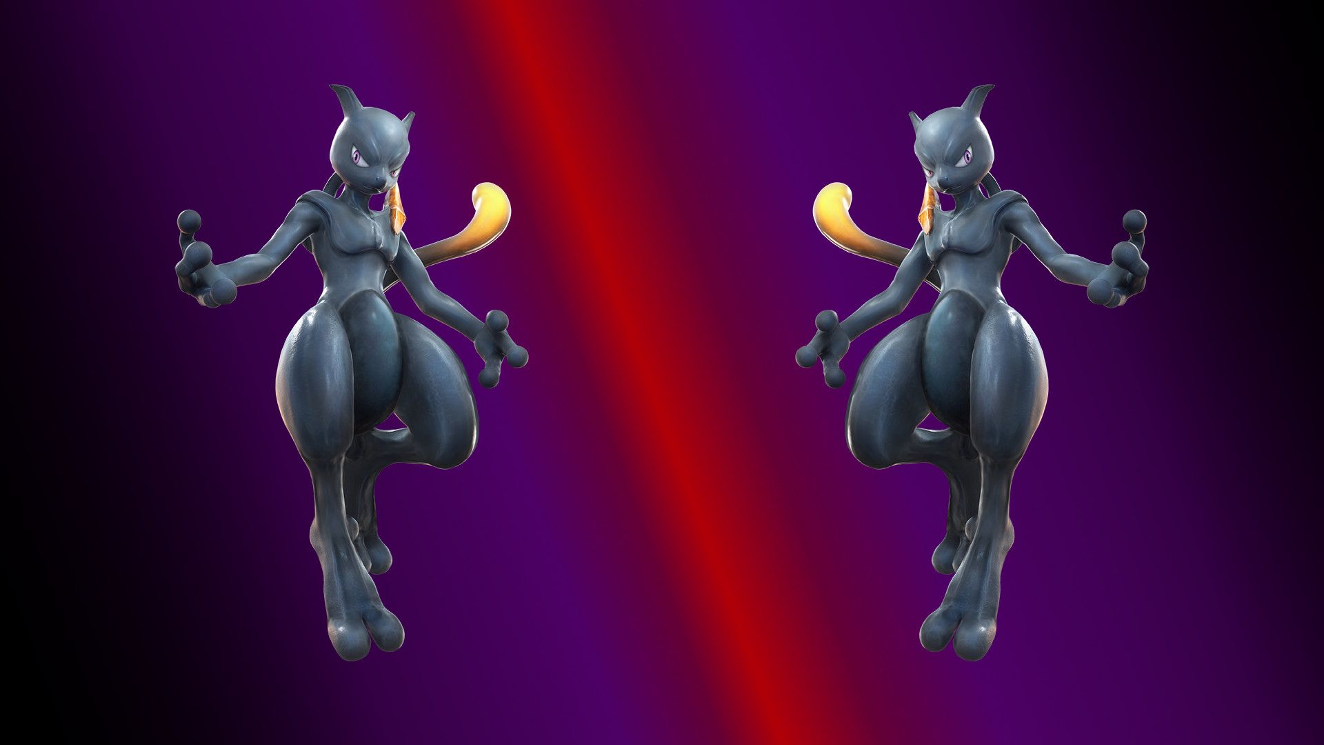 Mewtwo realistico versione creatura, 1920x1080 Full HD 1080p, PC