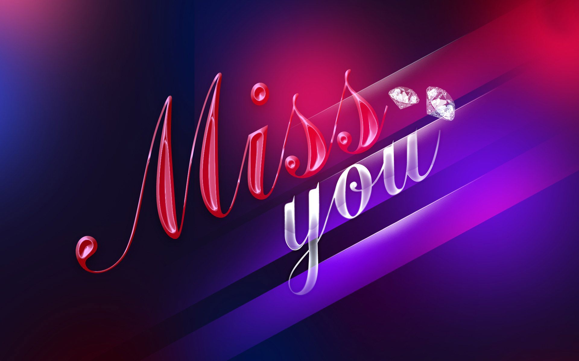 Testo 3D Miss You rosa, 1920x1200 Full HD+ WUXGA, PC