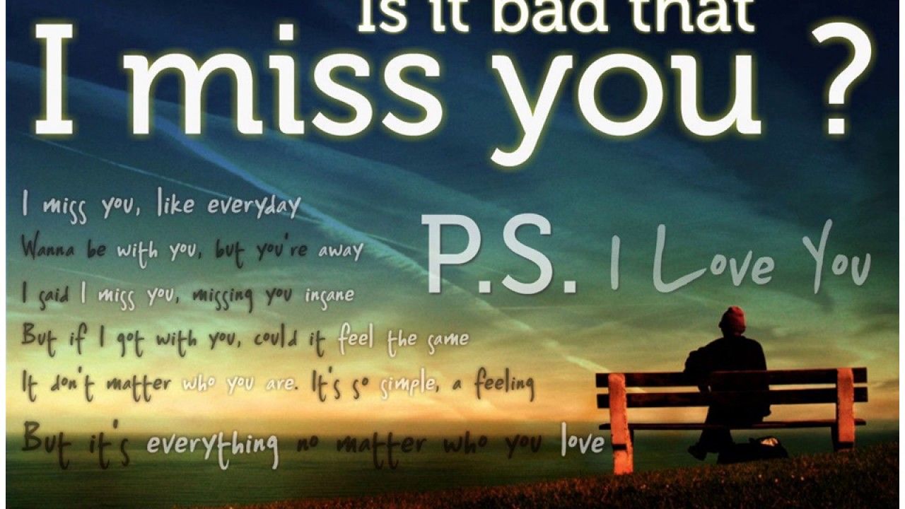 Biglietto I miss you cuore, 1024x857 HD, Desktop