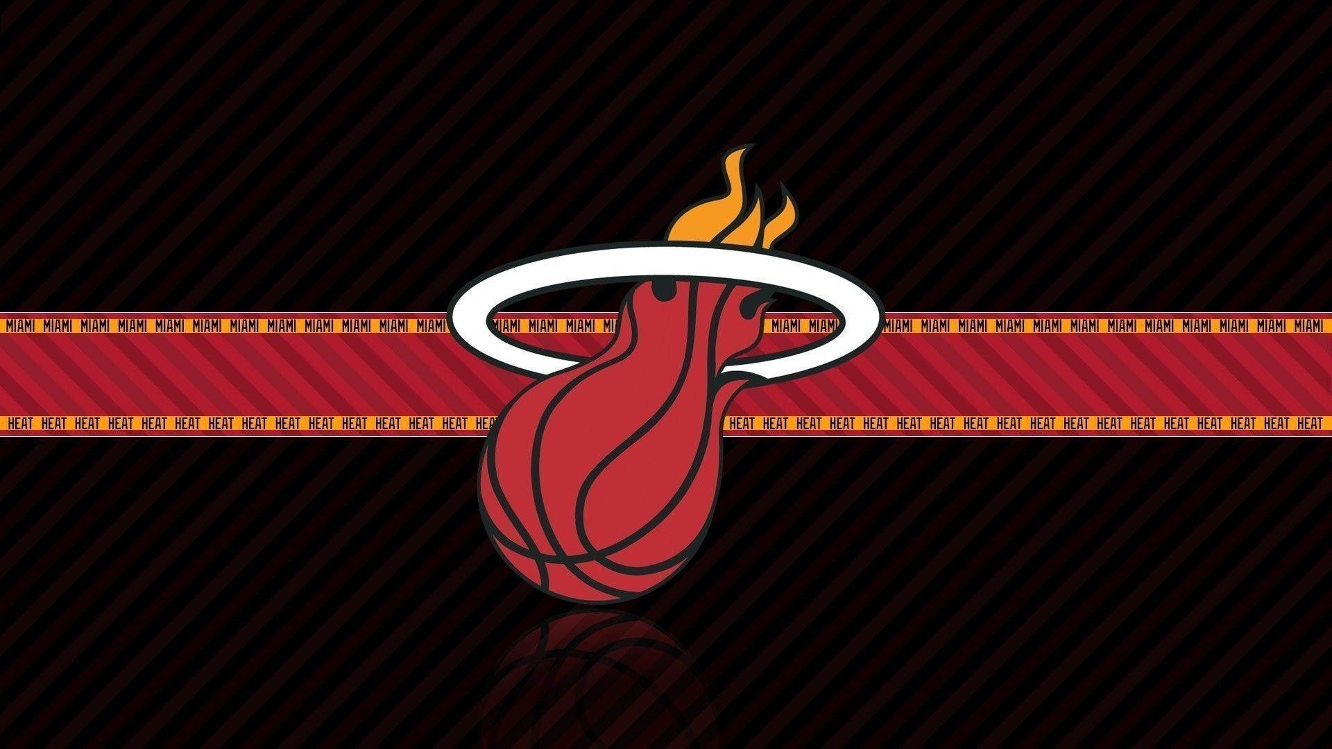Logo Miami Heat basket, NBA, 1920x1080 Full HD, Acer Nitro