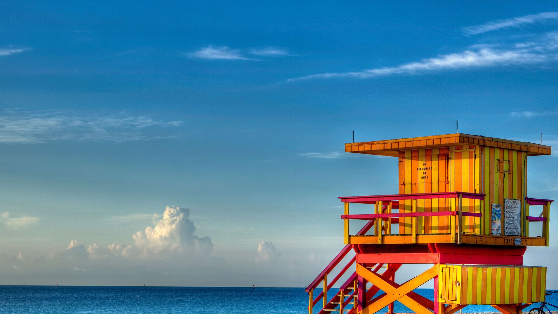 Torretta bagnino Miami Beach, 1920x1080 1080p, Lenovo Legion