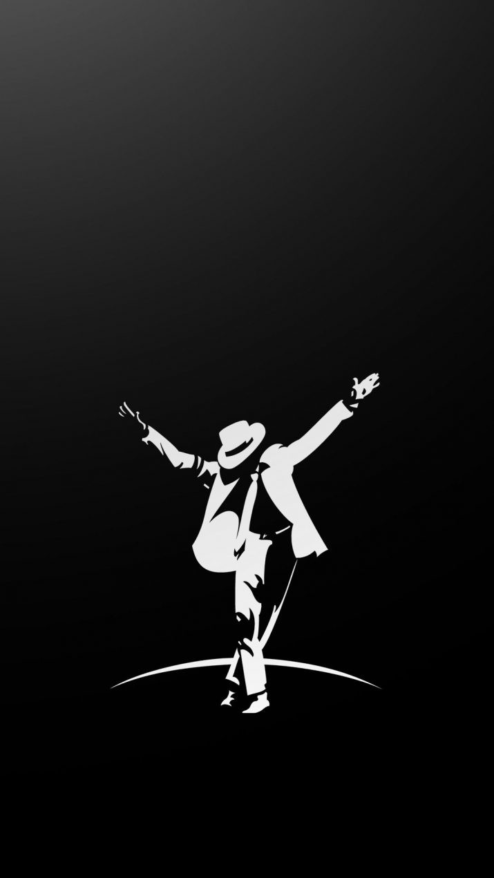 Michael Jackson silhouette danza, Re del Pop, 715x1271 Full HD Verticale, Smartphone