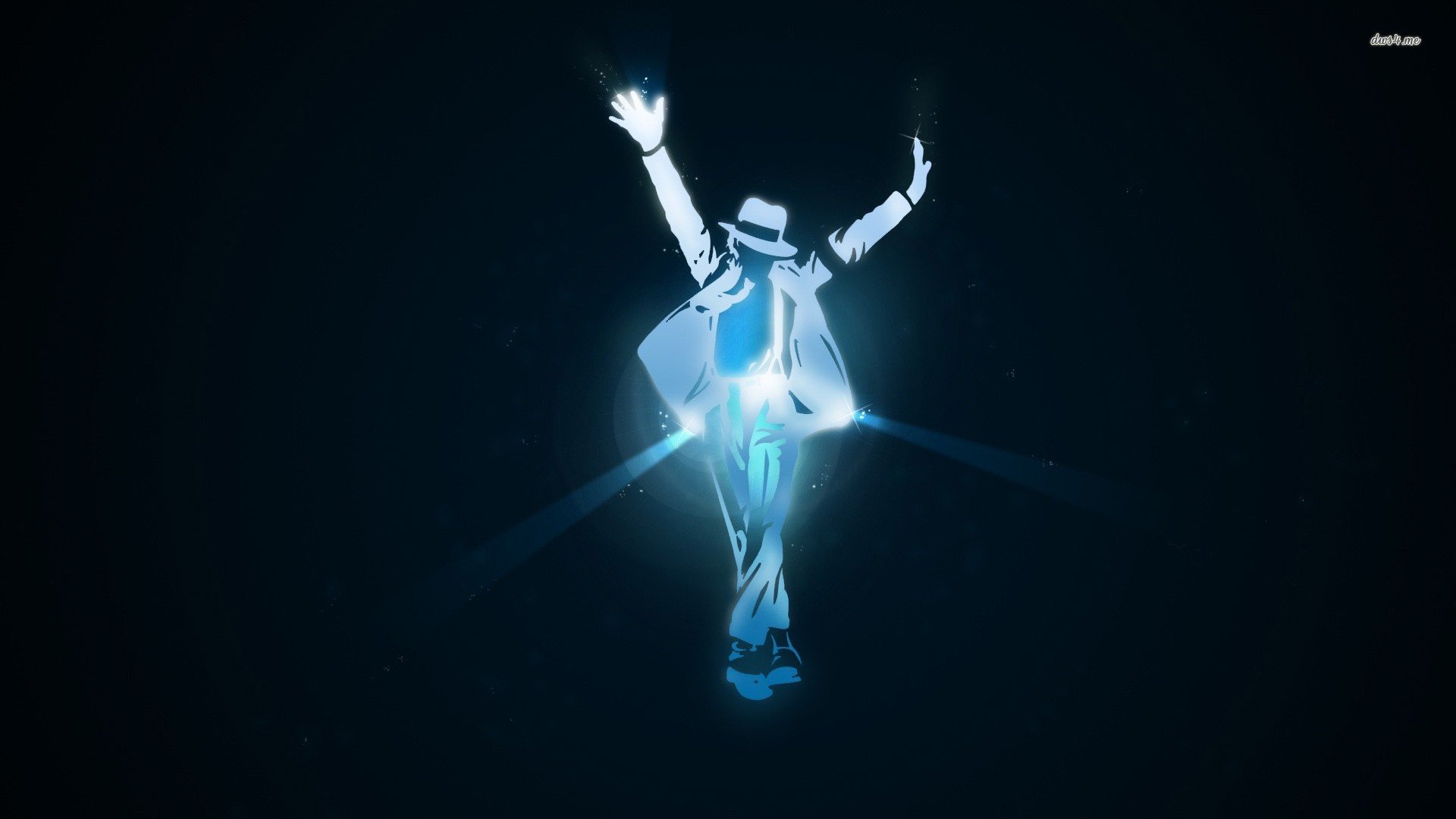 Michael Jackson silhouette luminosa, 1920x1080 Full HD, Laptop