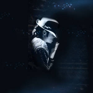 Michael Jackson silhouette cappello bianco, 300x300 HD, Desktop