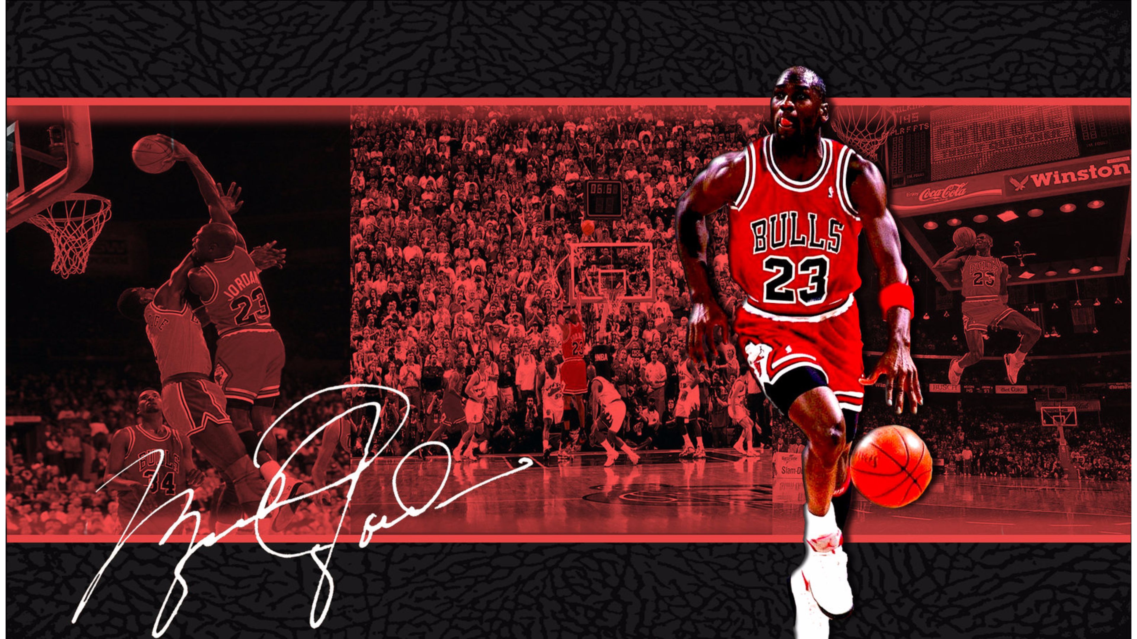 Michael Jordan Chicago Bulls, 3840x2160 Ultra HD, 4K TV
