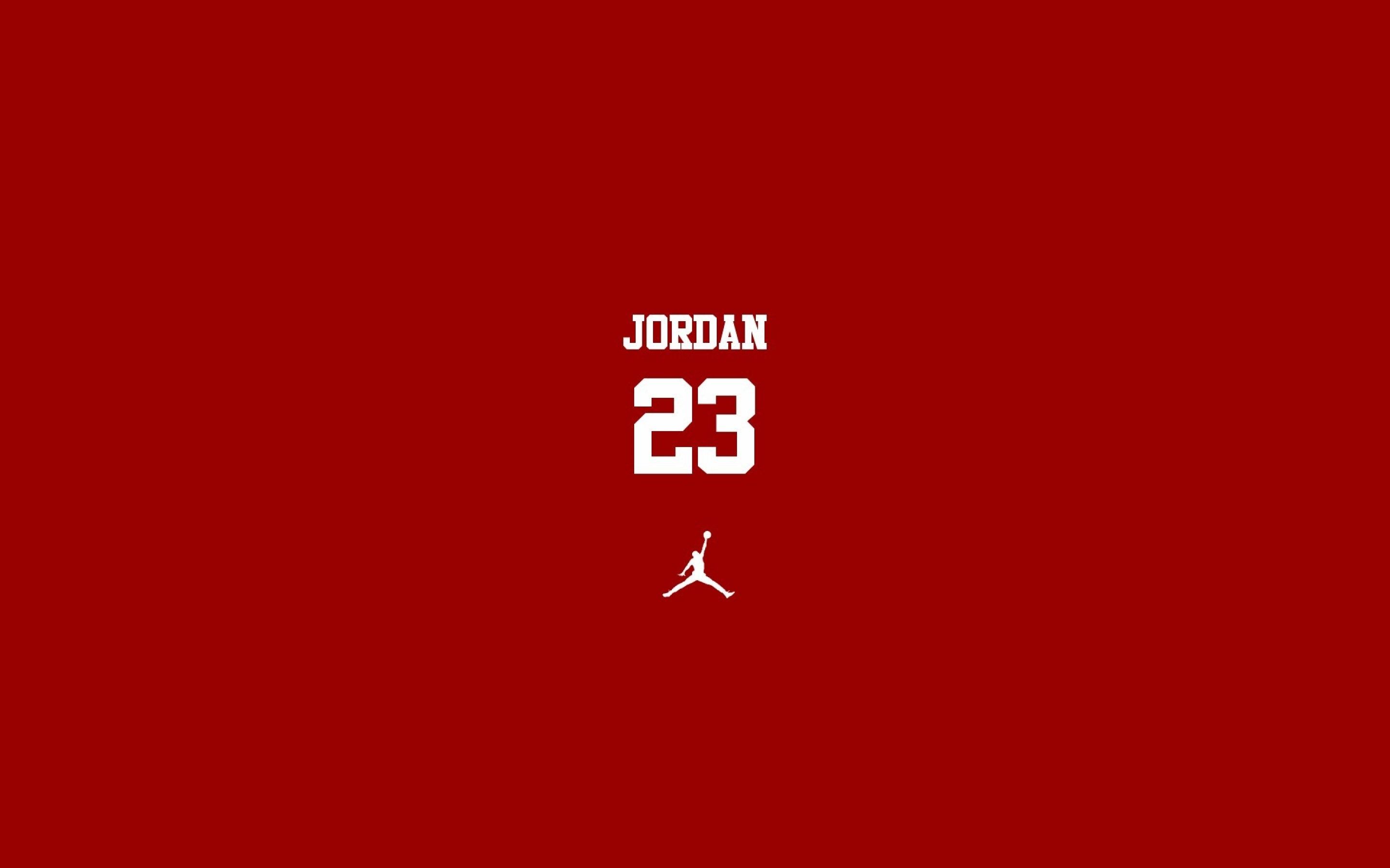 Logo Jordan 23 sfondo rosso, 2880x1800 2K+, MacBook Pro