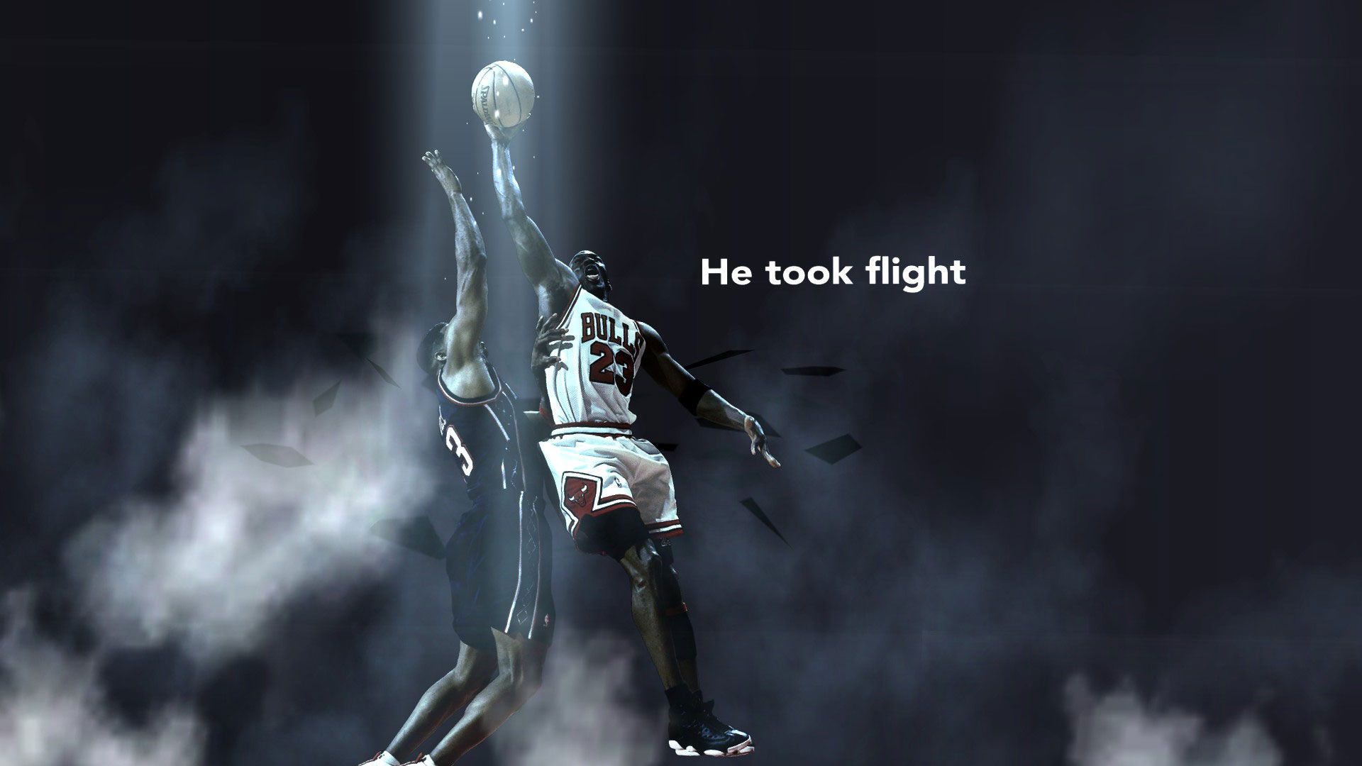 Michael Jordan schiacciata artistica, 1920x1080 Full HD, Desktop
