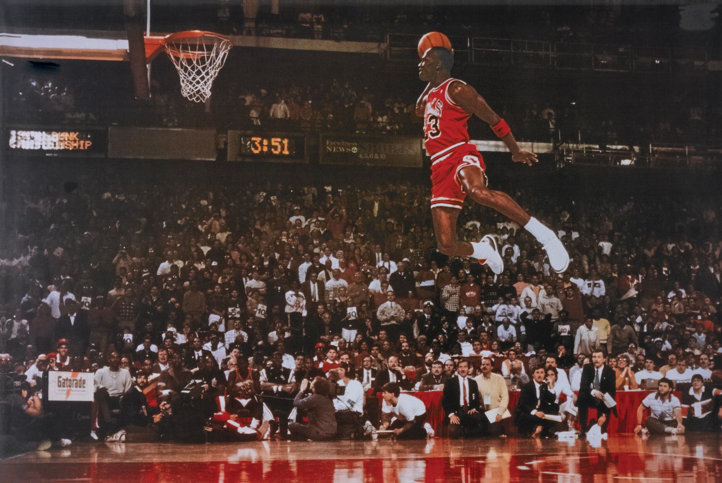Michael Jordan logo nome, 1280x800 HD, Desktop
