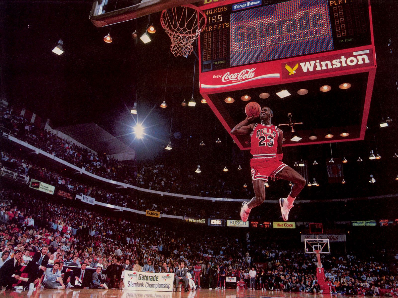 Michael Jordan schiacciata basket, 1600x1200 HD, Desktop