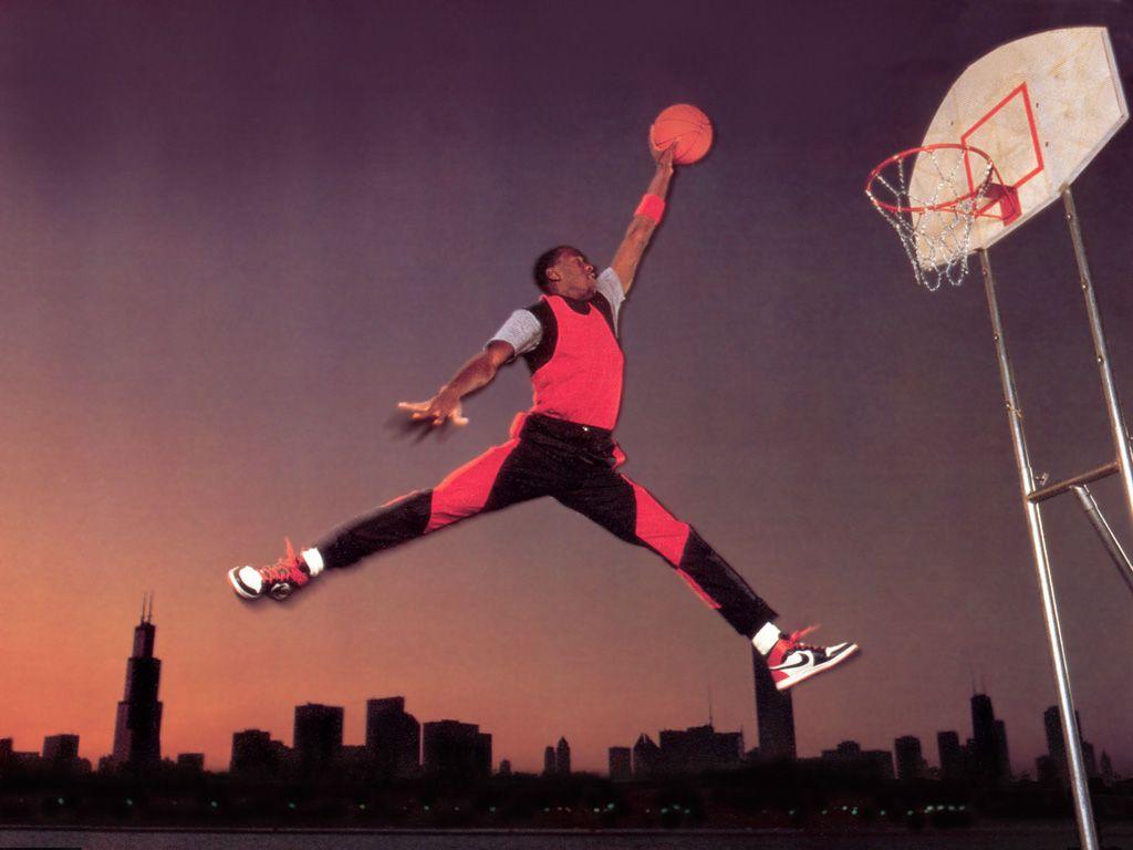 Michael Jordan schiacciata canestro, 1024x768 HD, iPad Pro