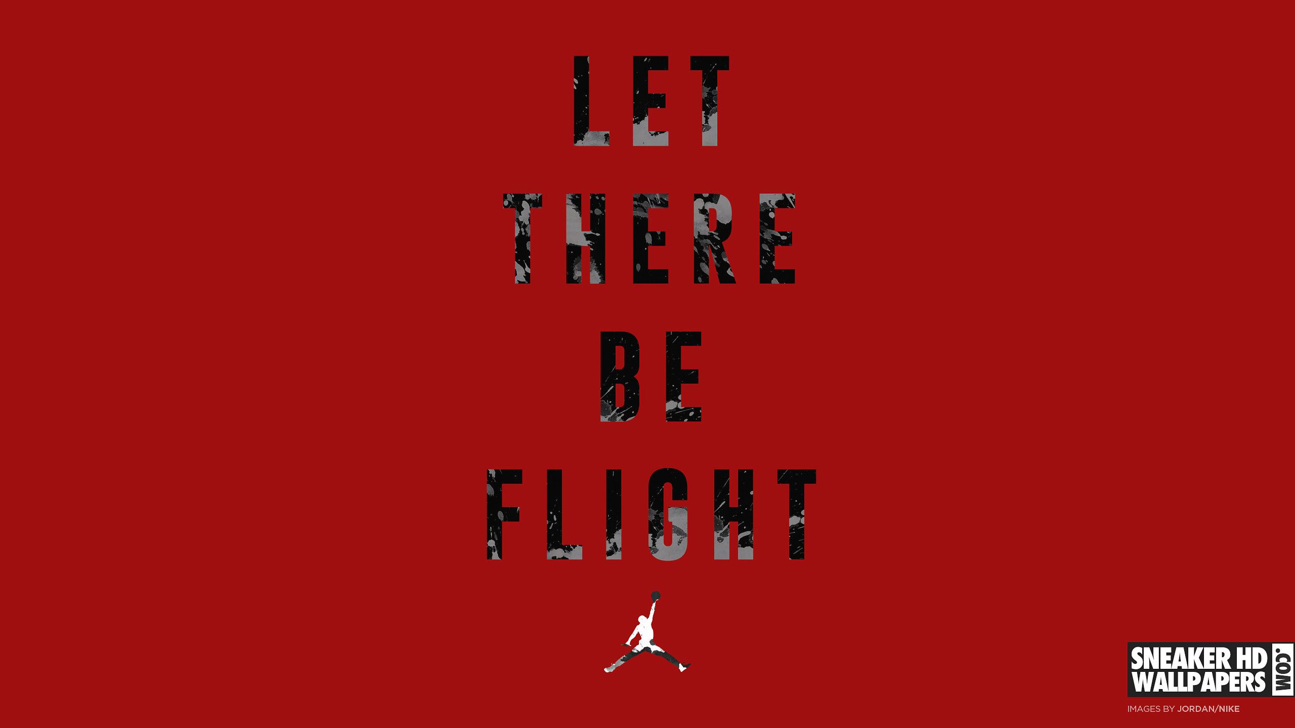 Logo Air Jordan sfondo rosso, 2560x1440 2K, Desktop