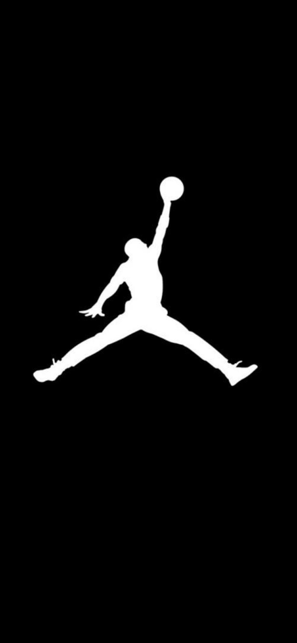 Logo Air Jordan Jumpman nero, 1125x2436 Verticale, iPhone