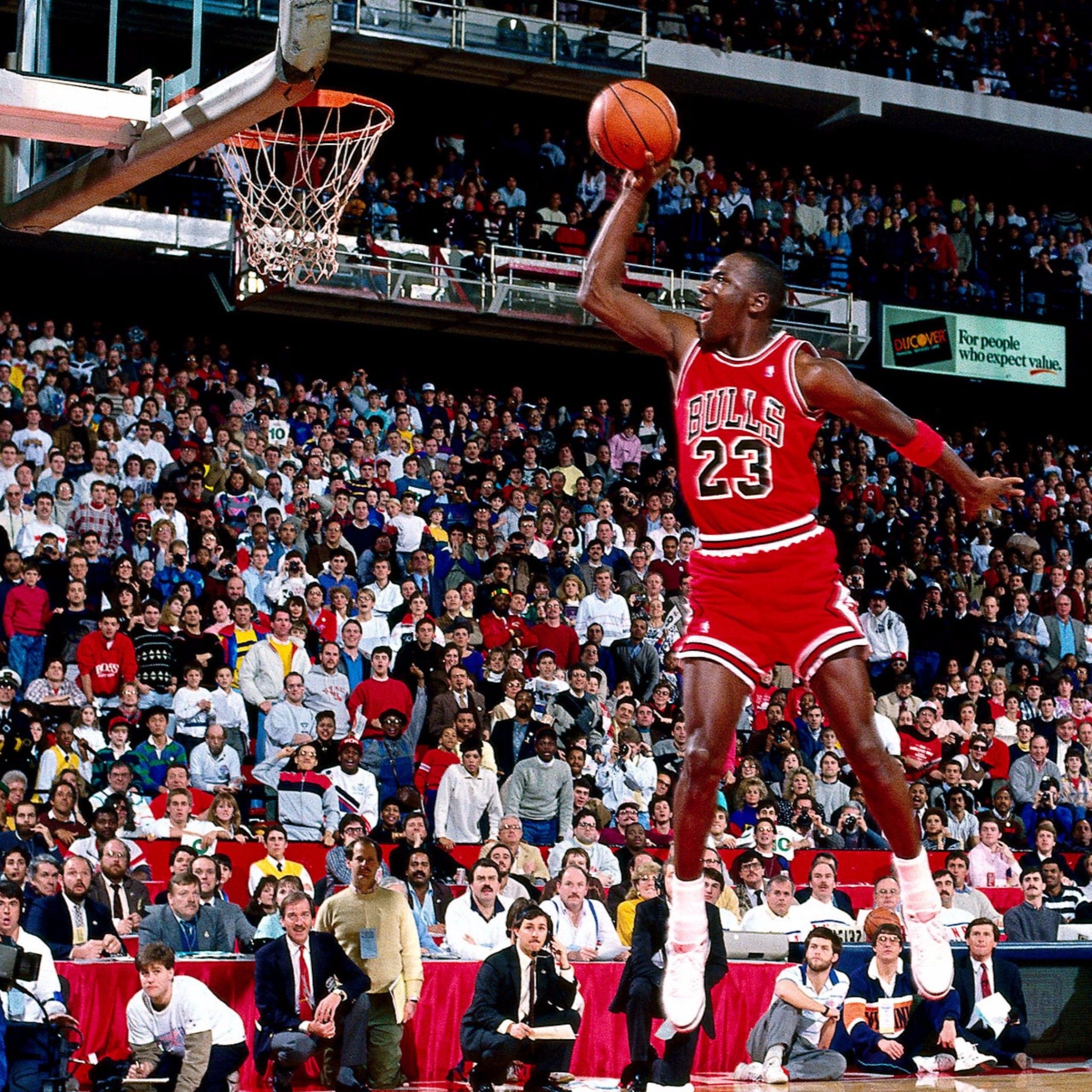 Michael Jordan schiacciata Chicago Bulls, 2048x2048 alta risoluzione, iMac