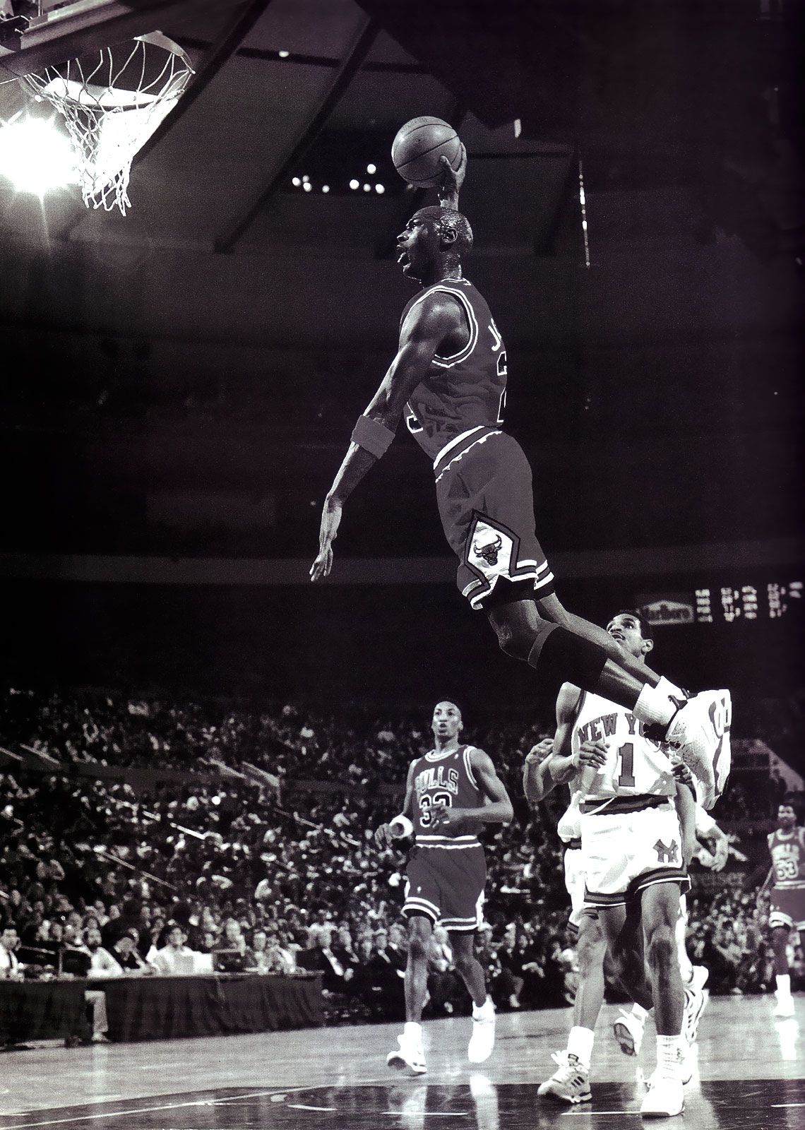 Michael Jordan schiacciata basket, 1140x1600 Full HD Verticale, iPhone Pro