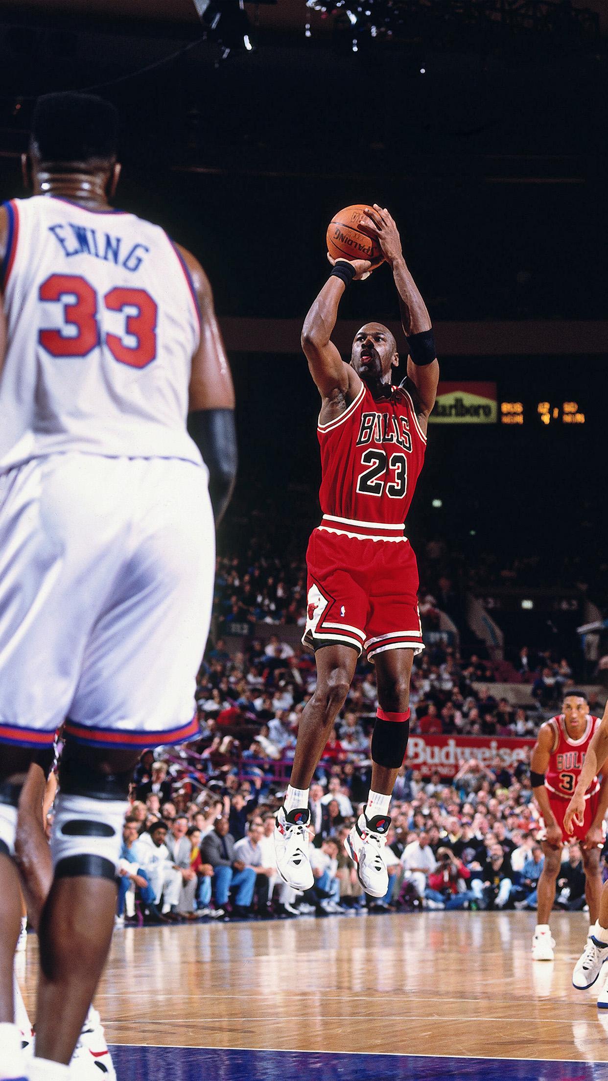 Michael Jordan tiro Bulls, numero 23, 1242x2208 Full HD Verticale, iPhone Air
