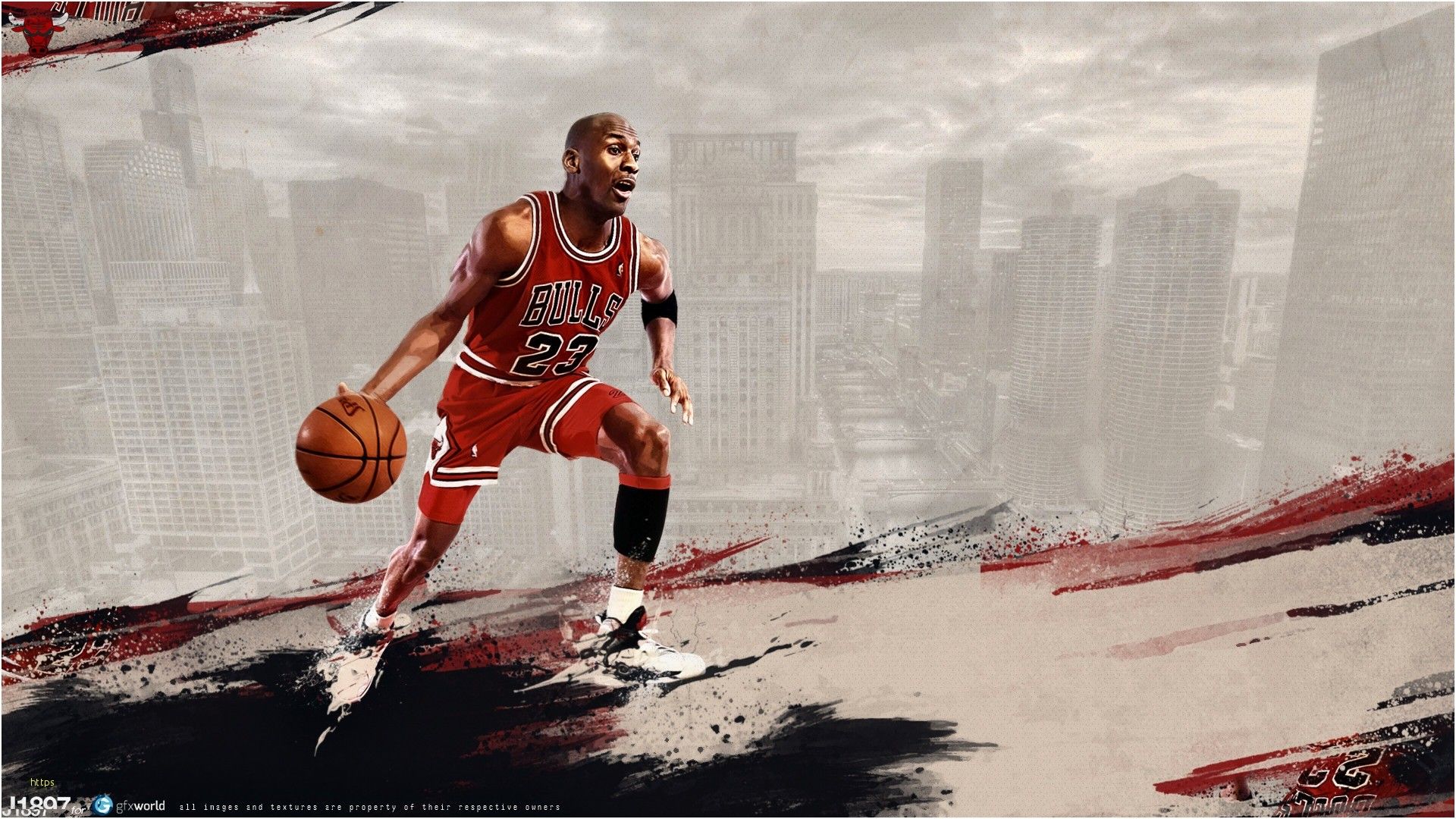 Michael Jordan Chicago Bulls basket, 1920x1080 1080p, PC Desktop