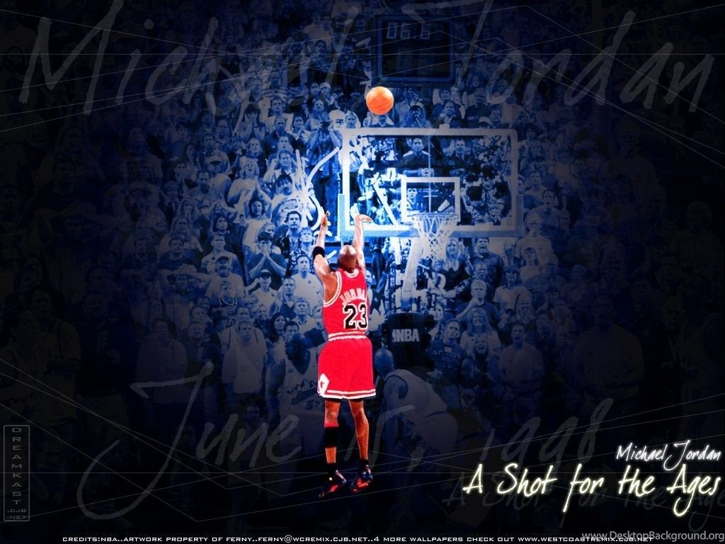 Michael Jordan tiro basket, 1024x768 HD, Desktop