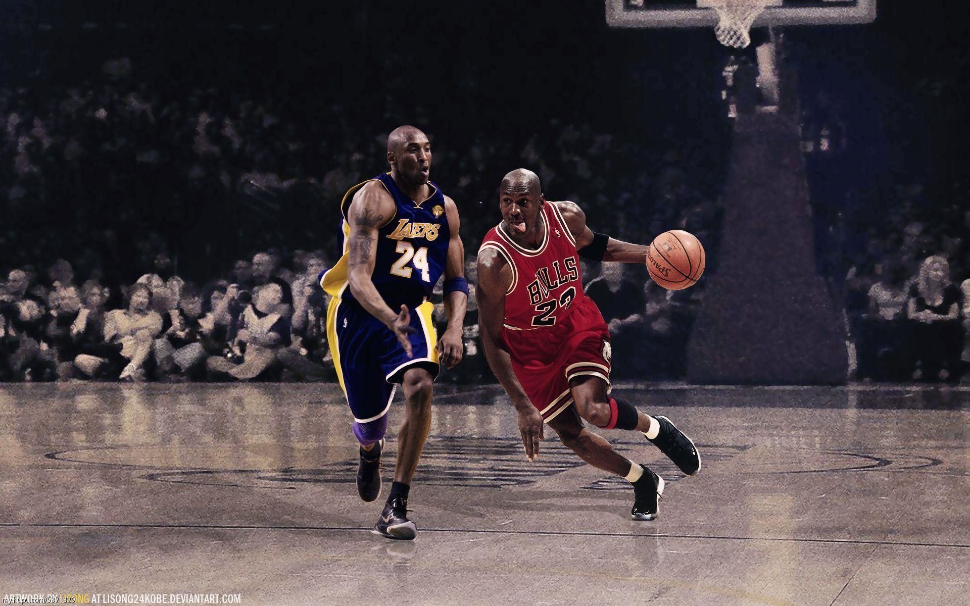 Michael Jordan contro Kobe Bryant, 1920x1200 Full HD+, PC Desktop