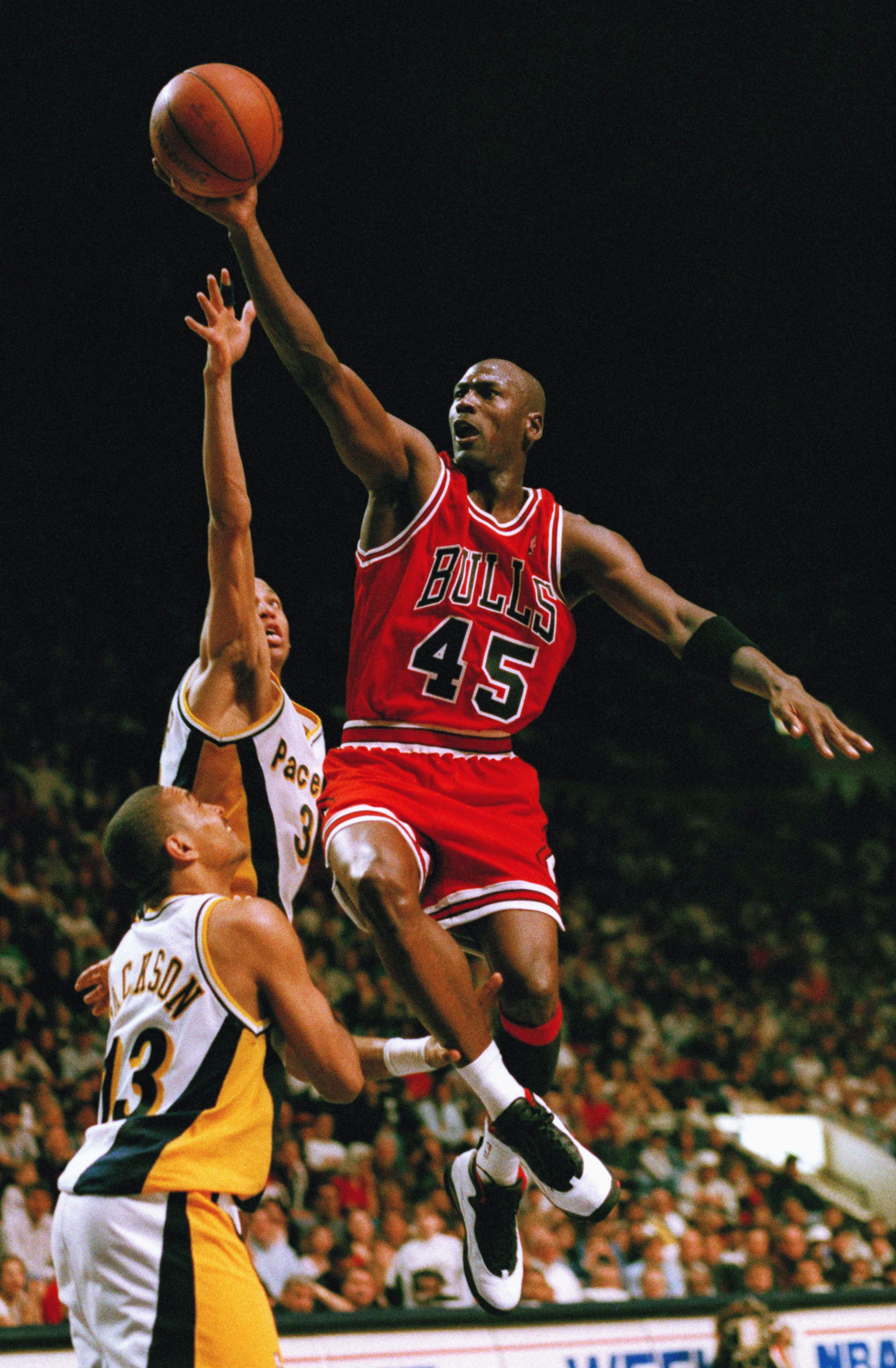 Michael Jordan Chicago Bulls, 3000x4578 Verticale, iPhone Pro