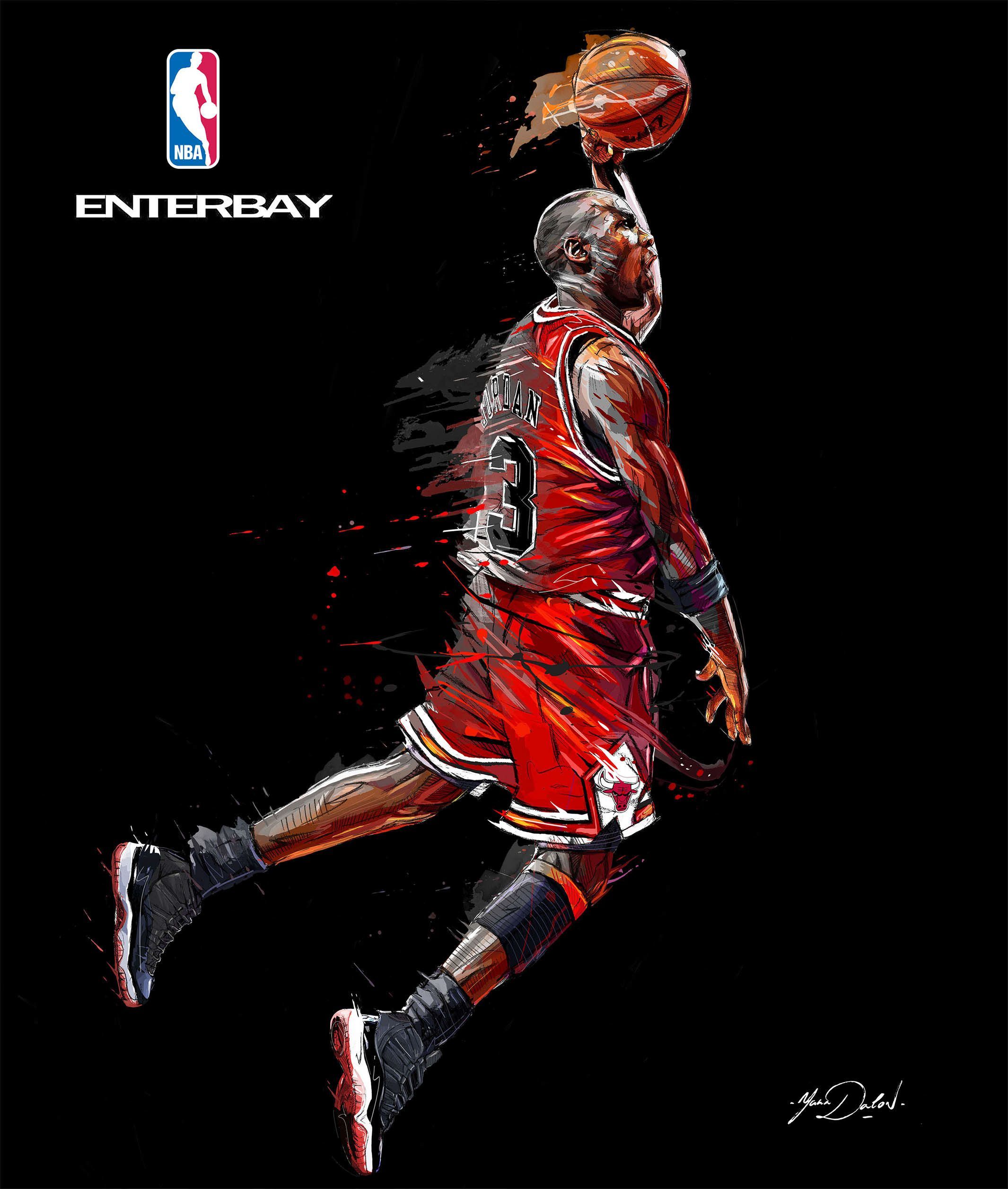 Michael Jordan schiacciata Chicago Bulls, numero 23, 2131x2515 Full HD Verticale, iPhone