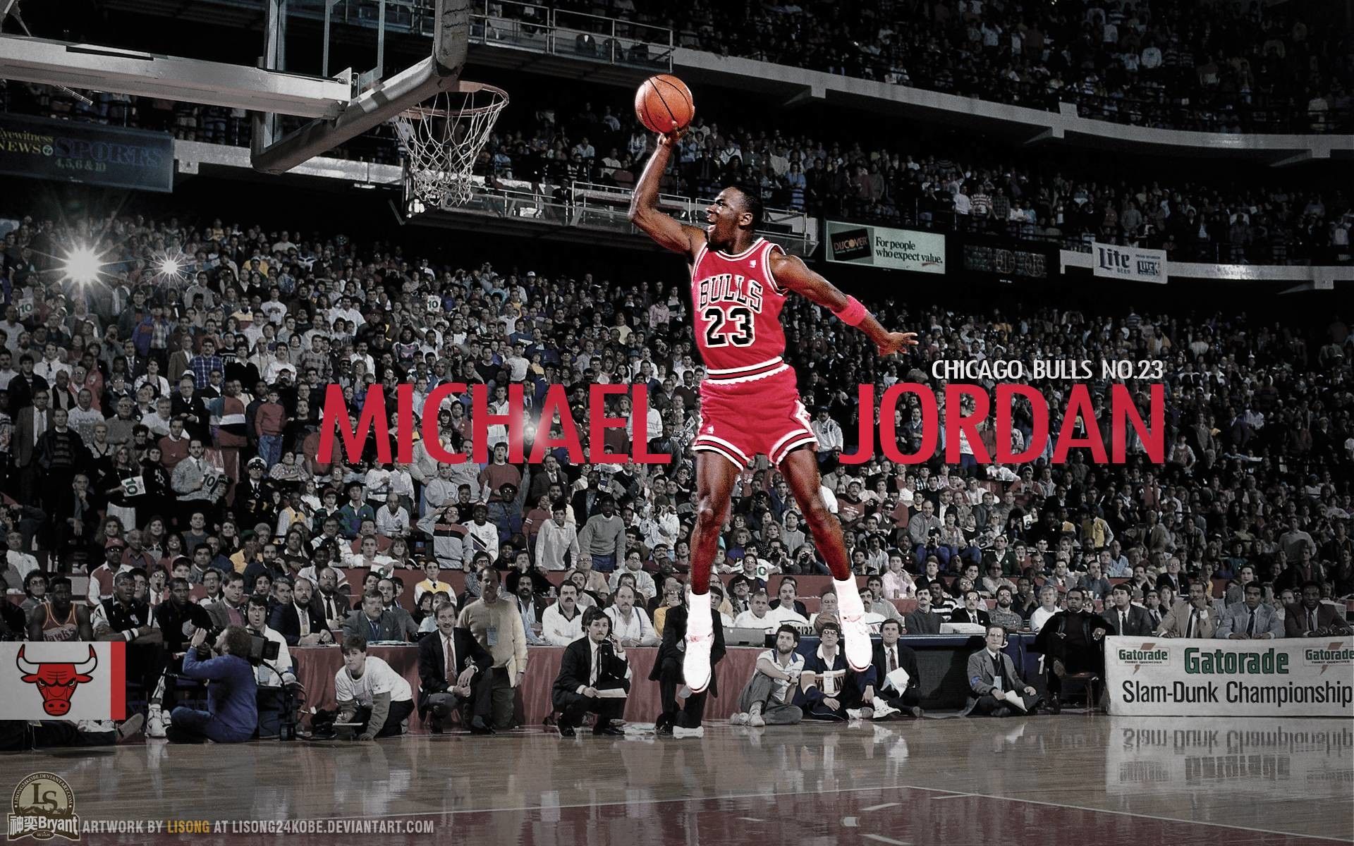 Michael Jordan schiacciata Bulls, 1920x1200 Full HD+, iMac