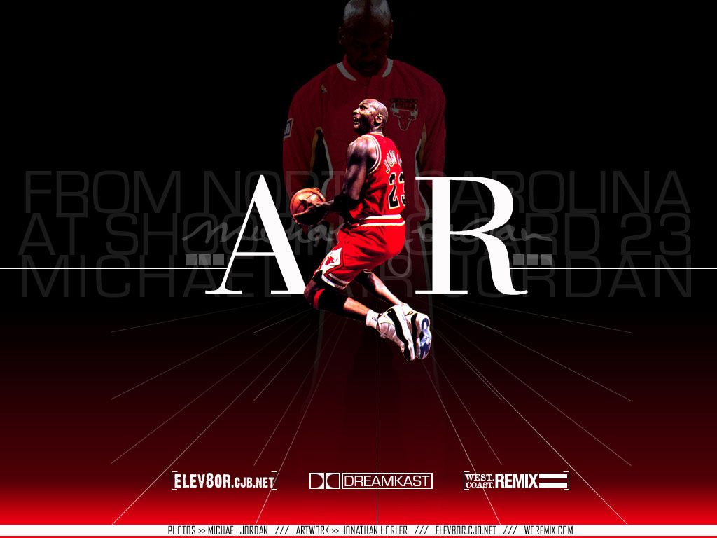Michael Jordan schiacciata basket, 1024x768 HD, PC