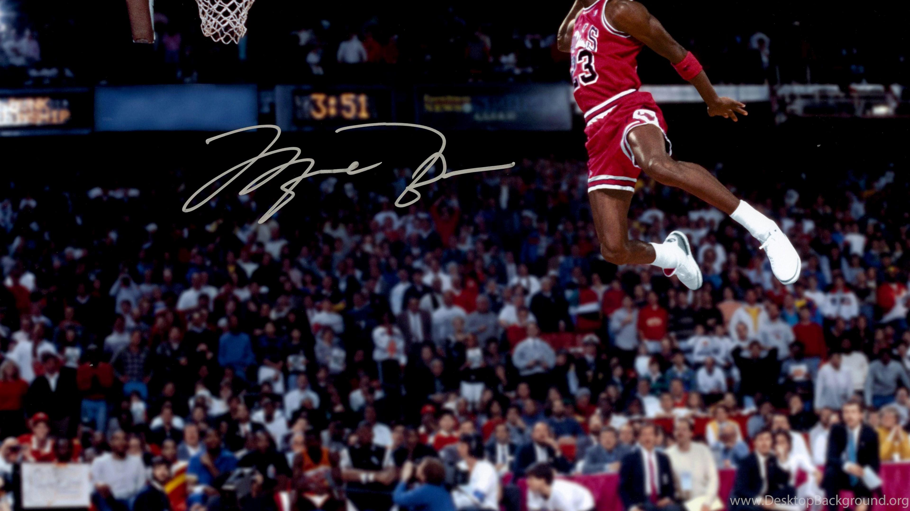 Michael Jordan schiacciata Bulls, 3840x2160 4K, Desktop 4K